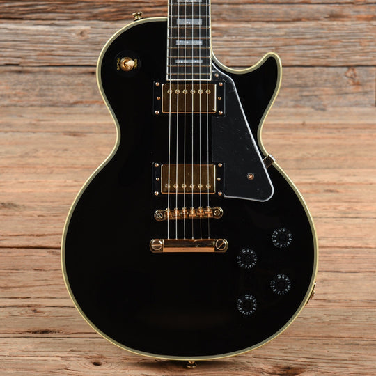 Epiphone Les Paul Custom Black Electric Guitars / Solid Body