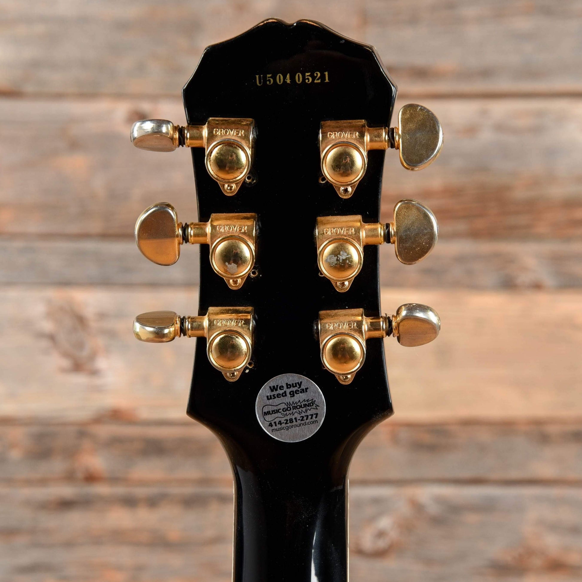 Epiphone Les Paul Custom Ebony 2005 Electric Guitars / Solid Body