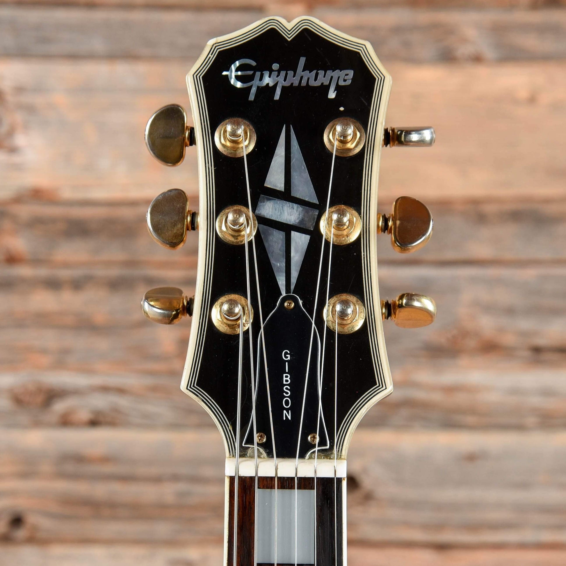 Epiphone Les Paul Custom Ebony 2005 Electric Guitars / Solid Body