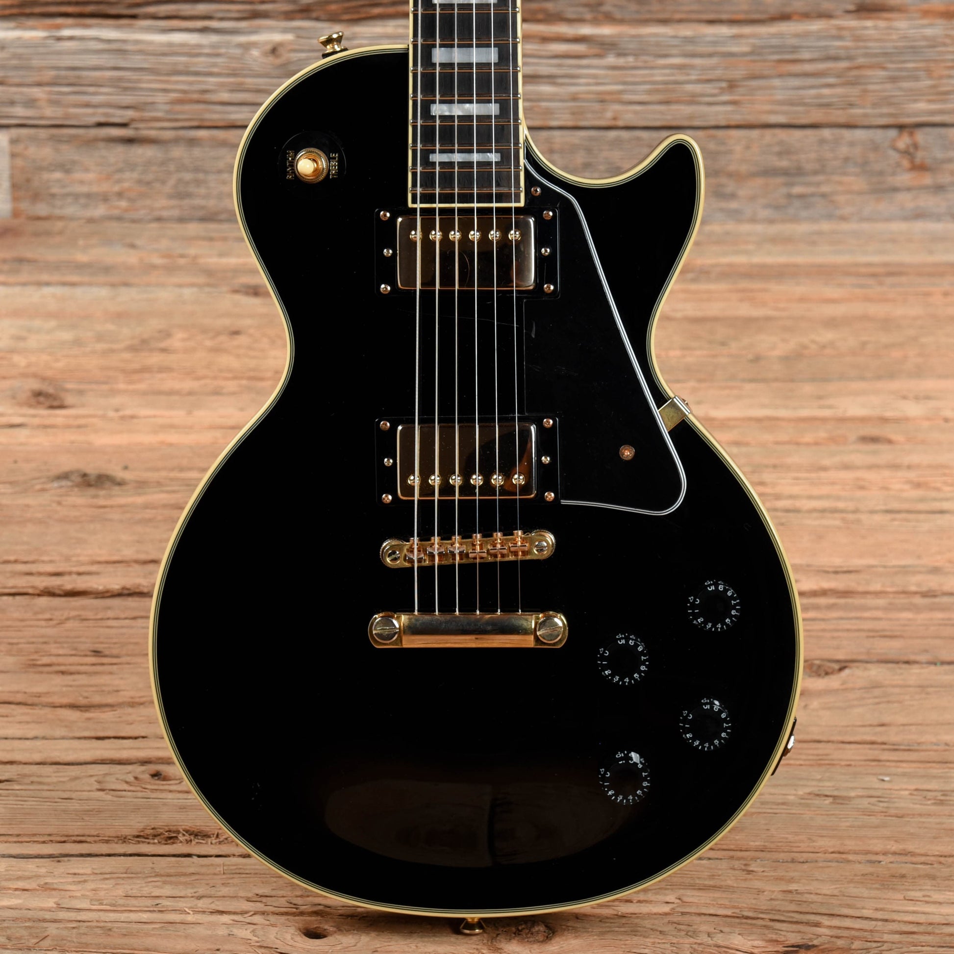 Epiphone Les Paul Custom Ebony 2018 Electric Guitars / Solid Body