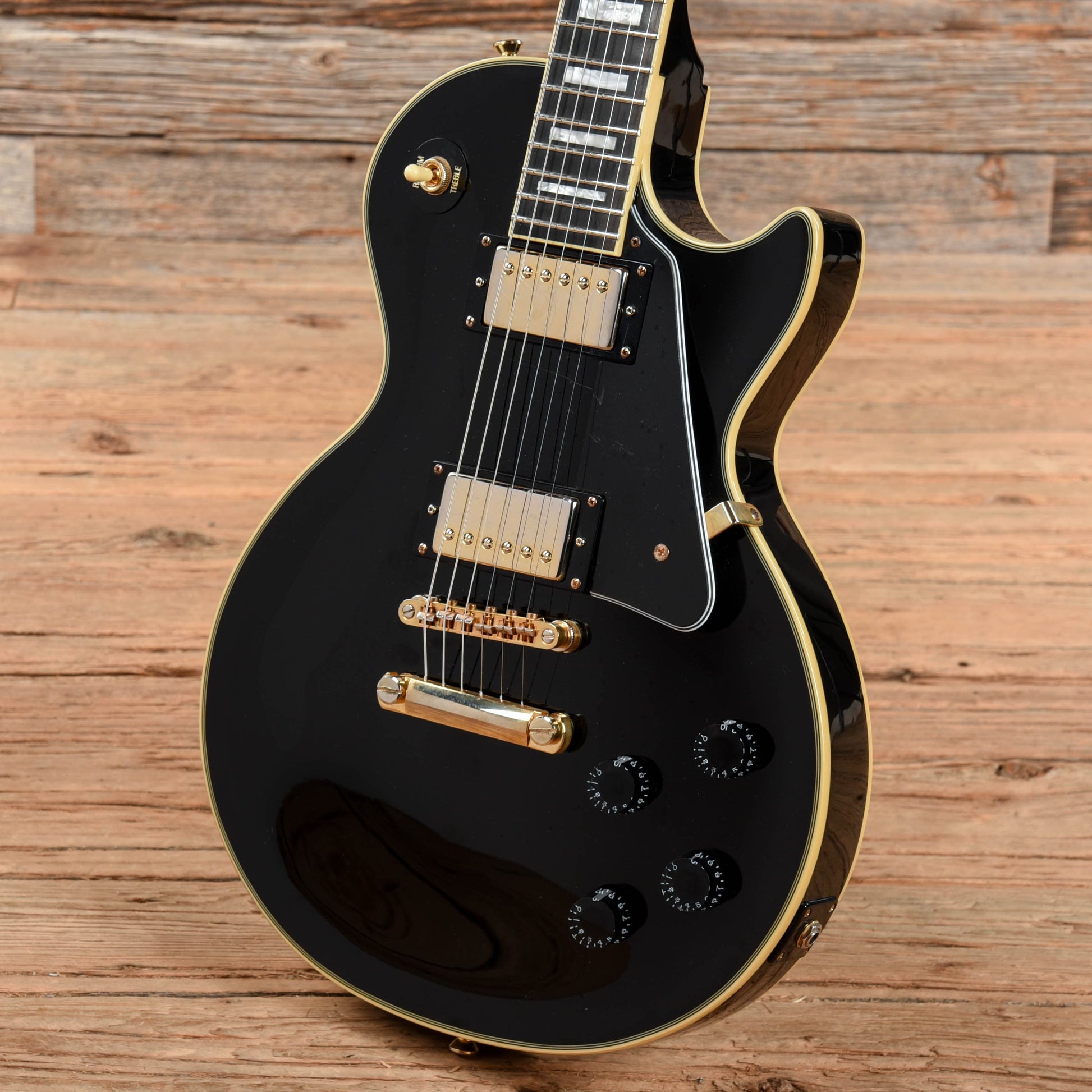 Epiphone Les Paul Custom Ebony 2018 Electric Guitars / Solid Body