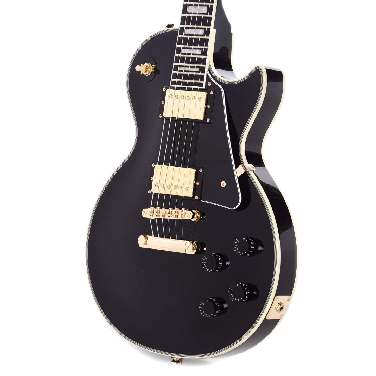 Epiphone Les Paul Custom Ebony Electric Guitars / Solid Body