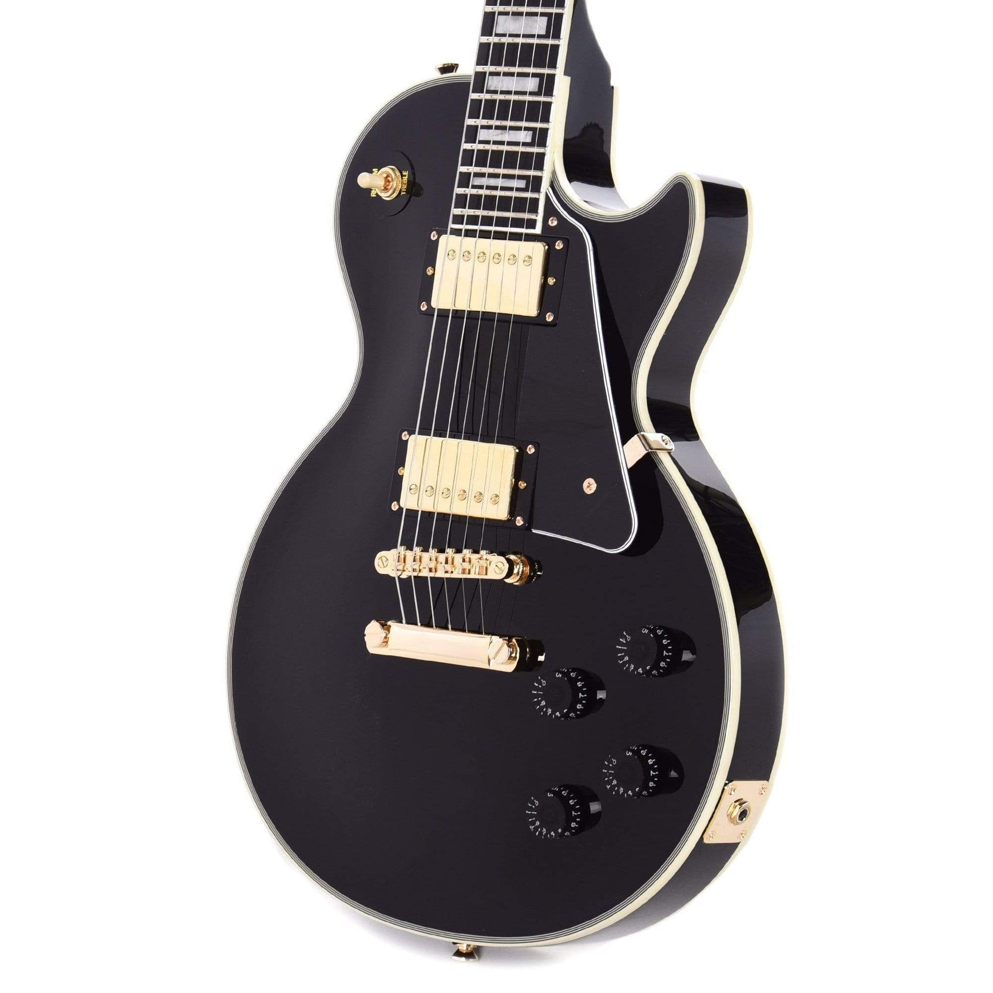 Epiphone Les Paul Custom Ebony Electric Guitars / Solid Body