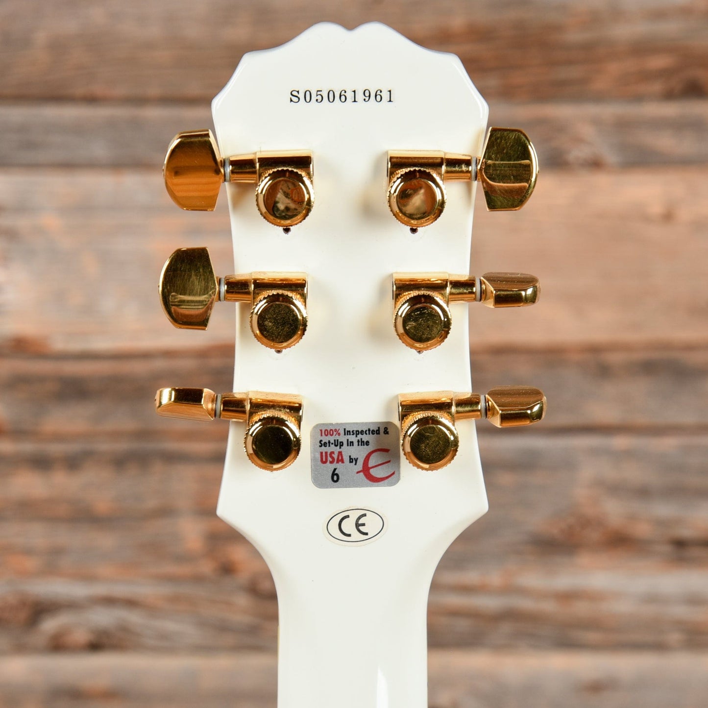 Epiphone Les Paul Custom Pro Alpine White 2005 Electric Guitars / Solid Body