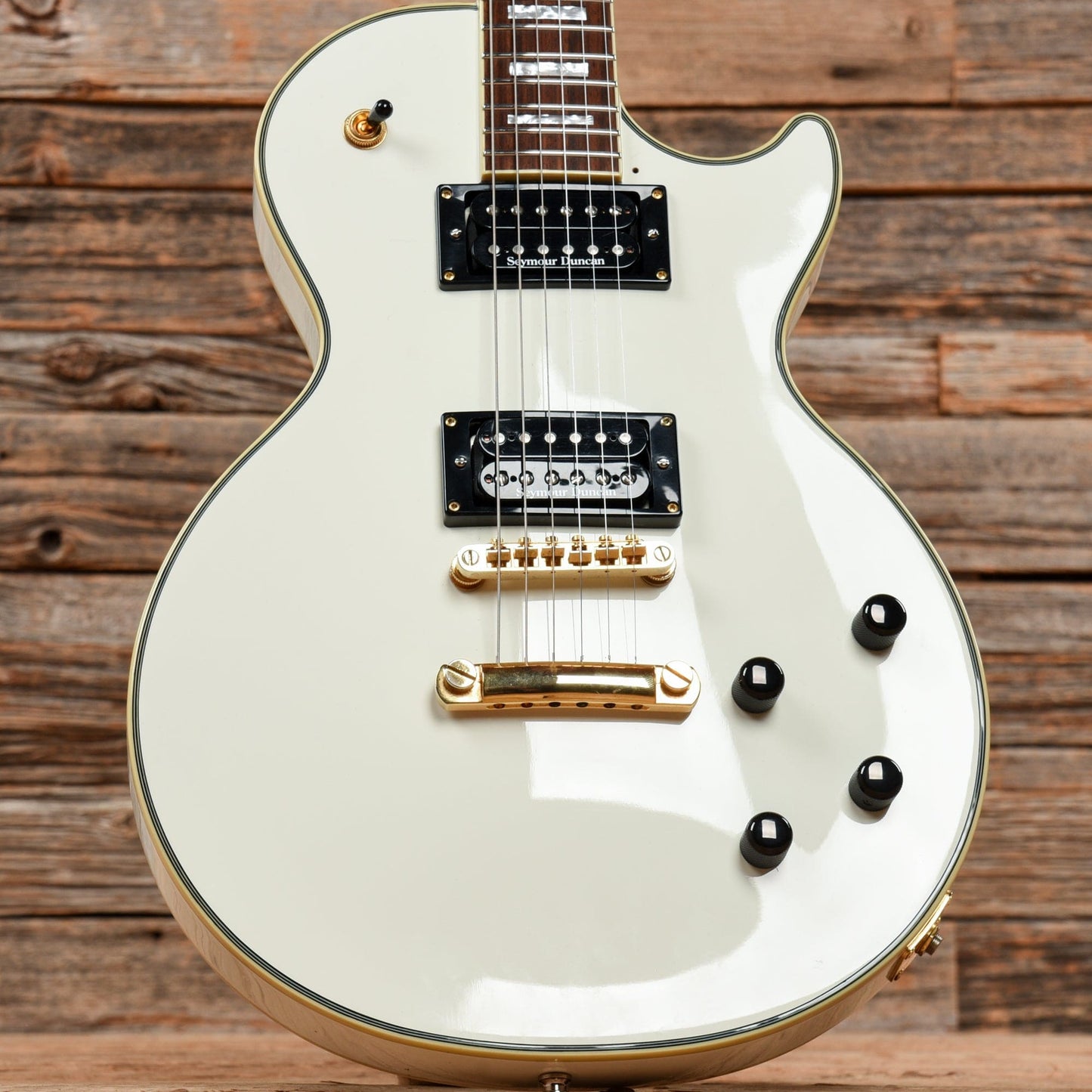 Epiphone Les Paul Custom Pro Alpine White 2005 Electric Guitars / Solid Body
