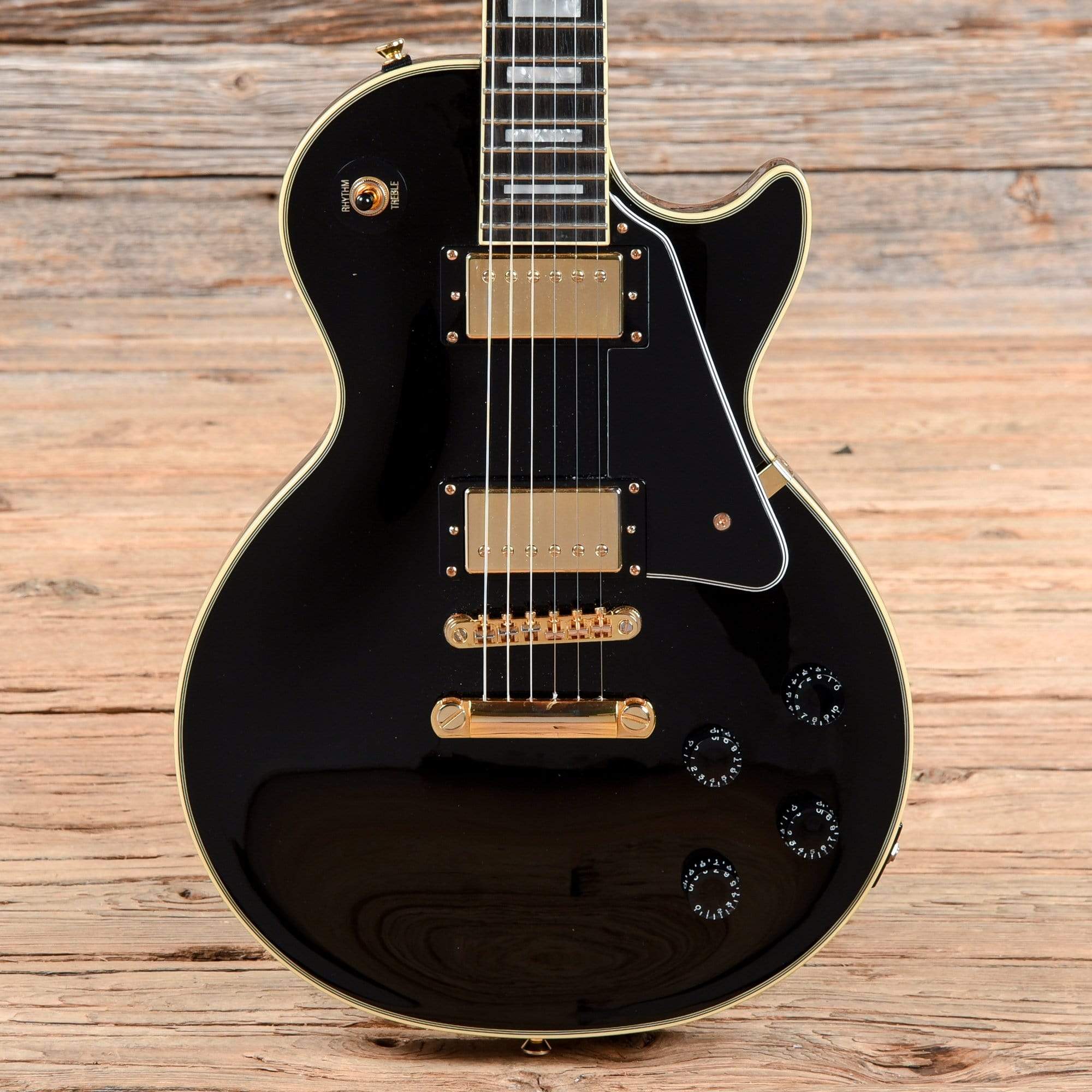 Epiphone Les Paul Custom PRO Black 2017 – Chicago Music Exchange