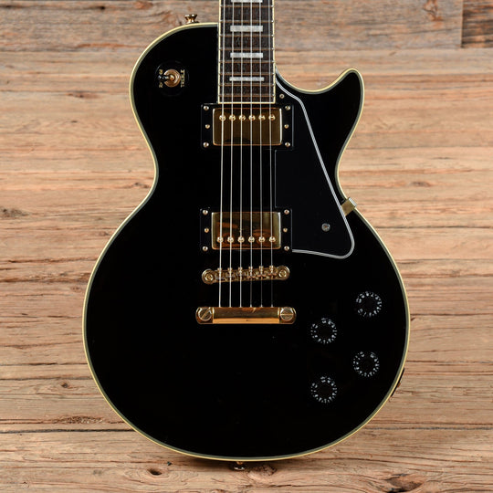 Epiphone Les Paul Custom Pro Ebony 2012 Electric Guitars / Solid Body