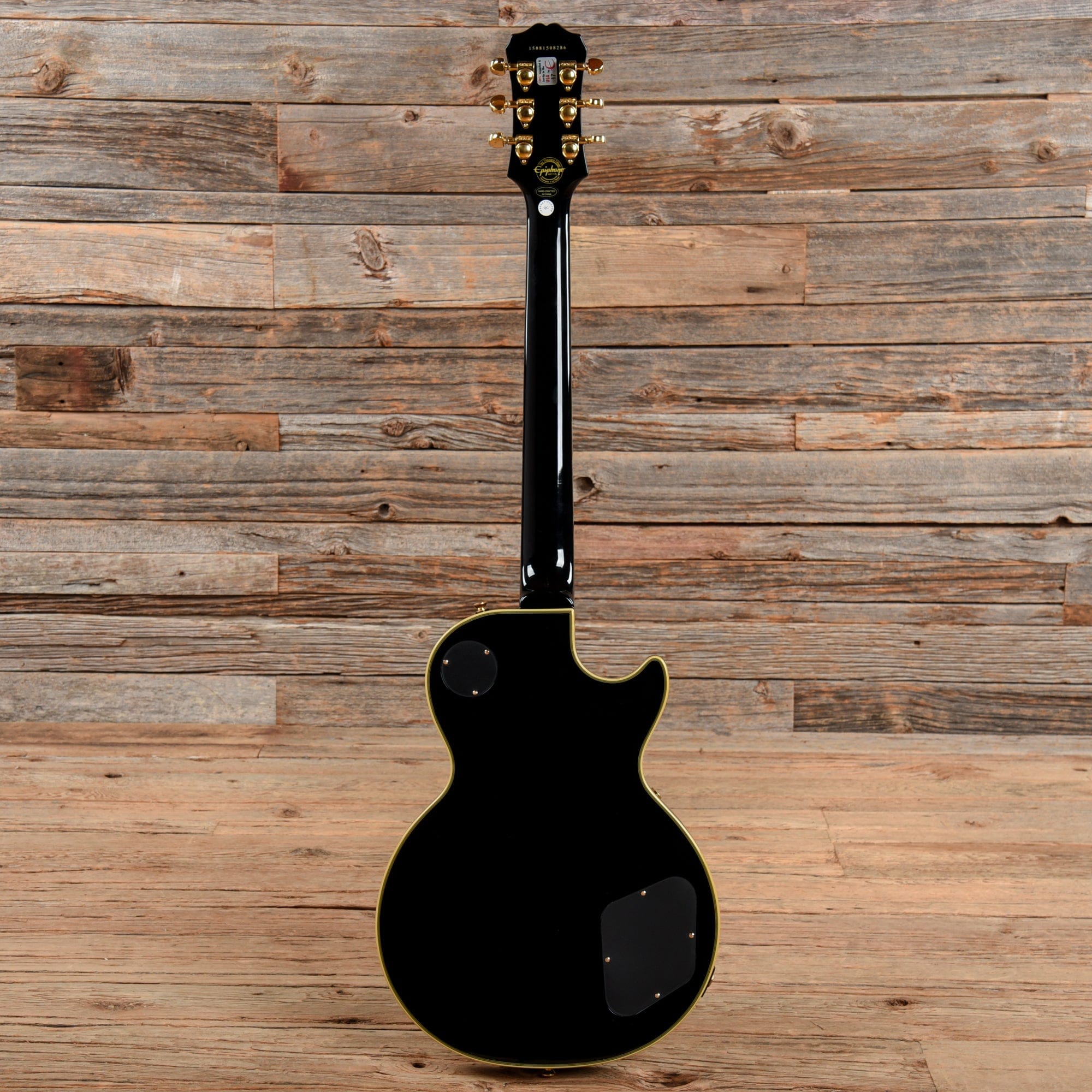 Epiphone Les Paul Custom Pro Ebony 2015 LEFTY Electric Guitars / Solid Body