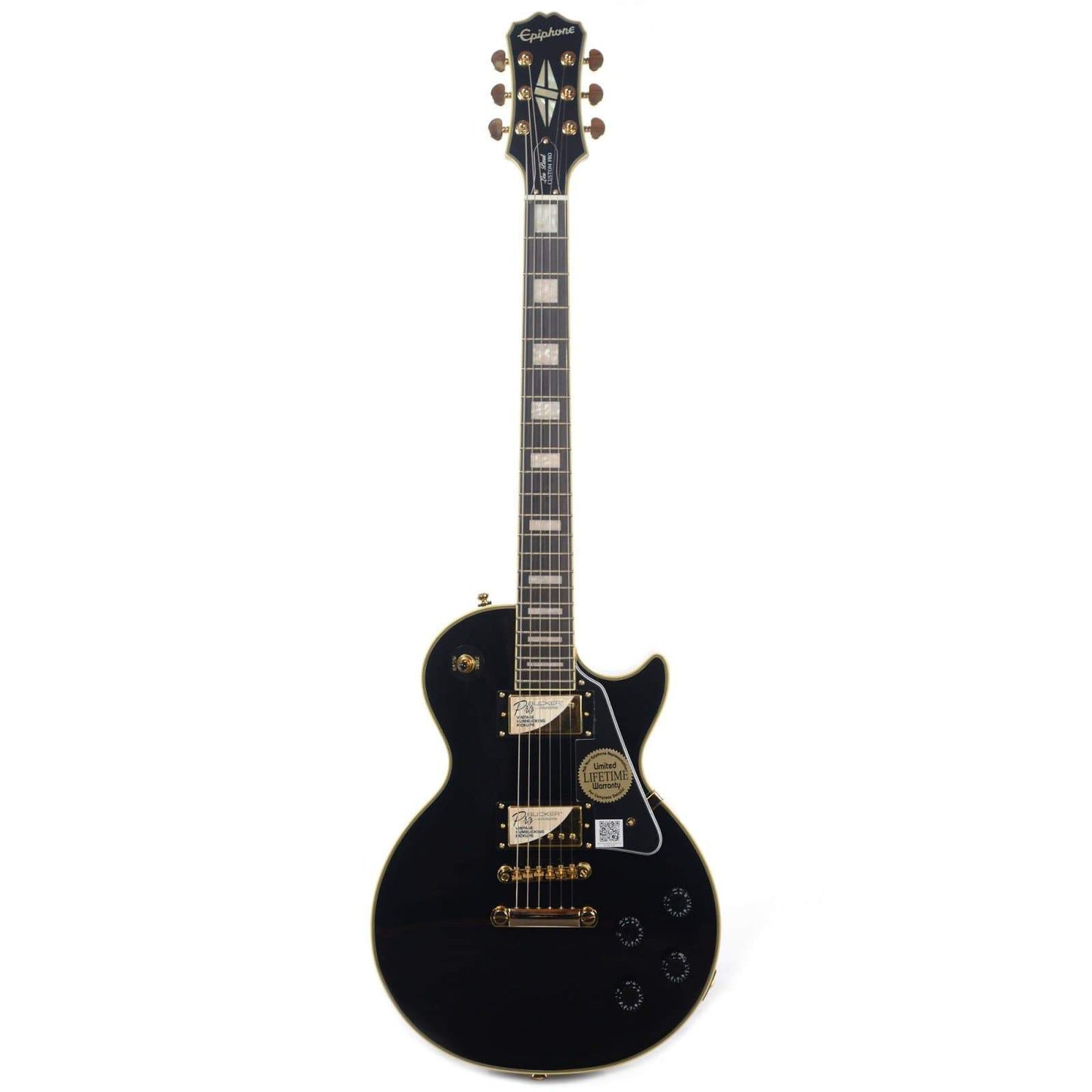 Epiphone Les Paul Custom Pro Ebony Electric Guitars / Solid Body