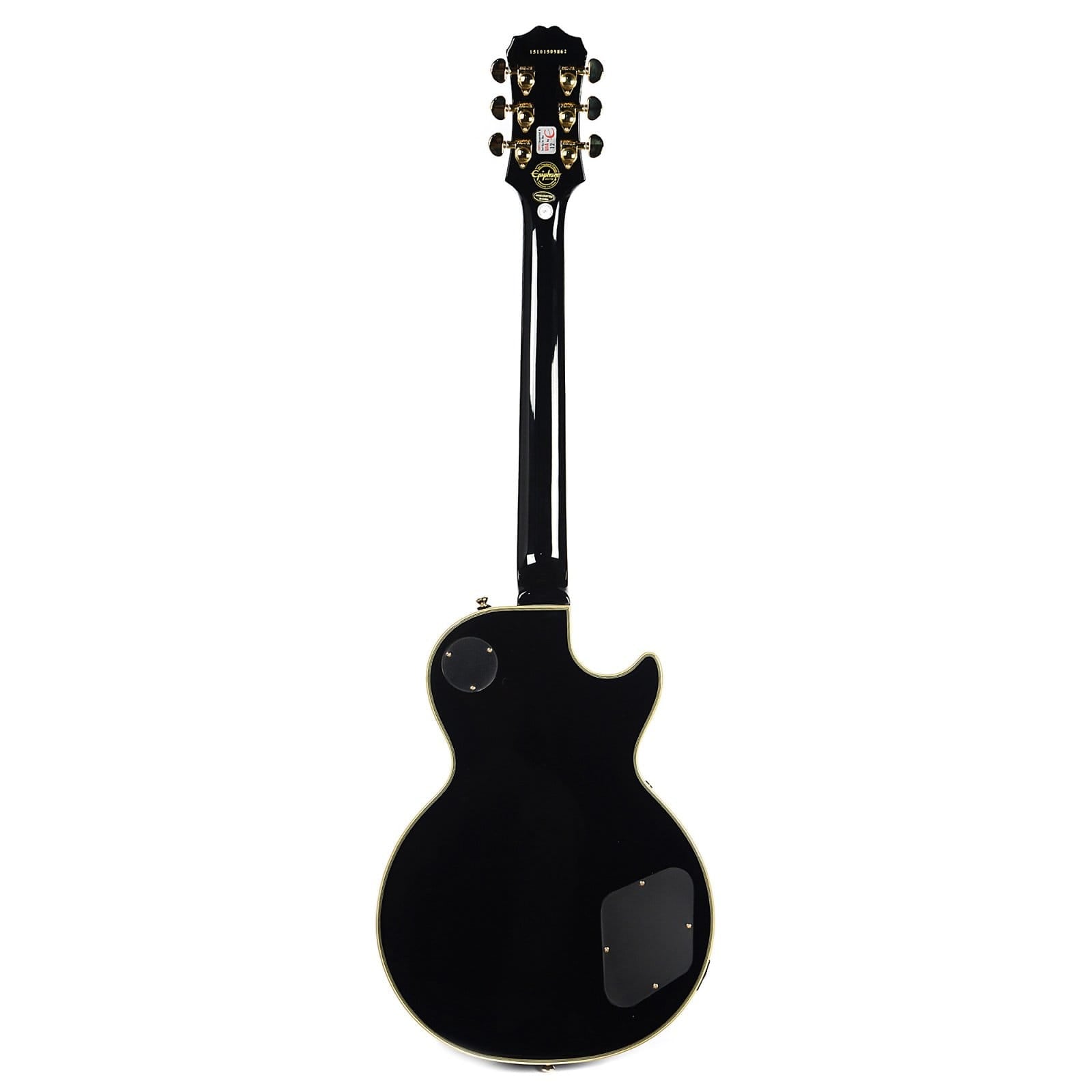 Epiphone Les Paul Custom Pro Left-Handed Ebony ProBuckers & Coil-Tap Electric Guitars / Solid Body
