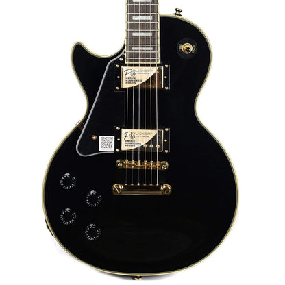 Epiphone Les Paul Custom Pro Left-Handed Ebony ProBuckers & Coil-Tap Electric Guitars / Solid Body