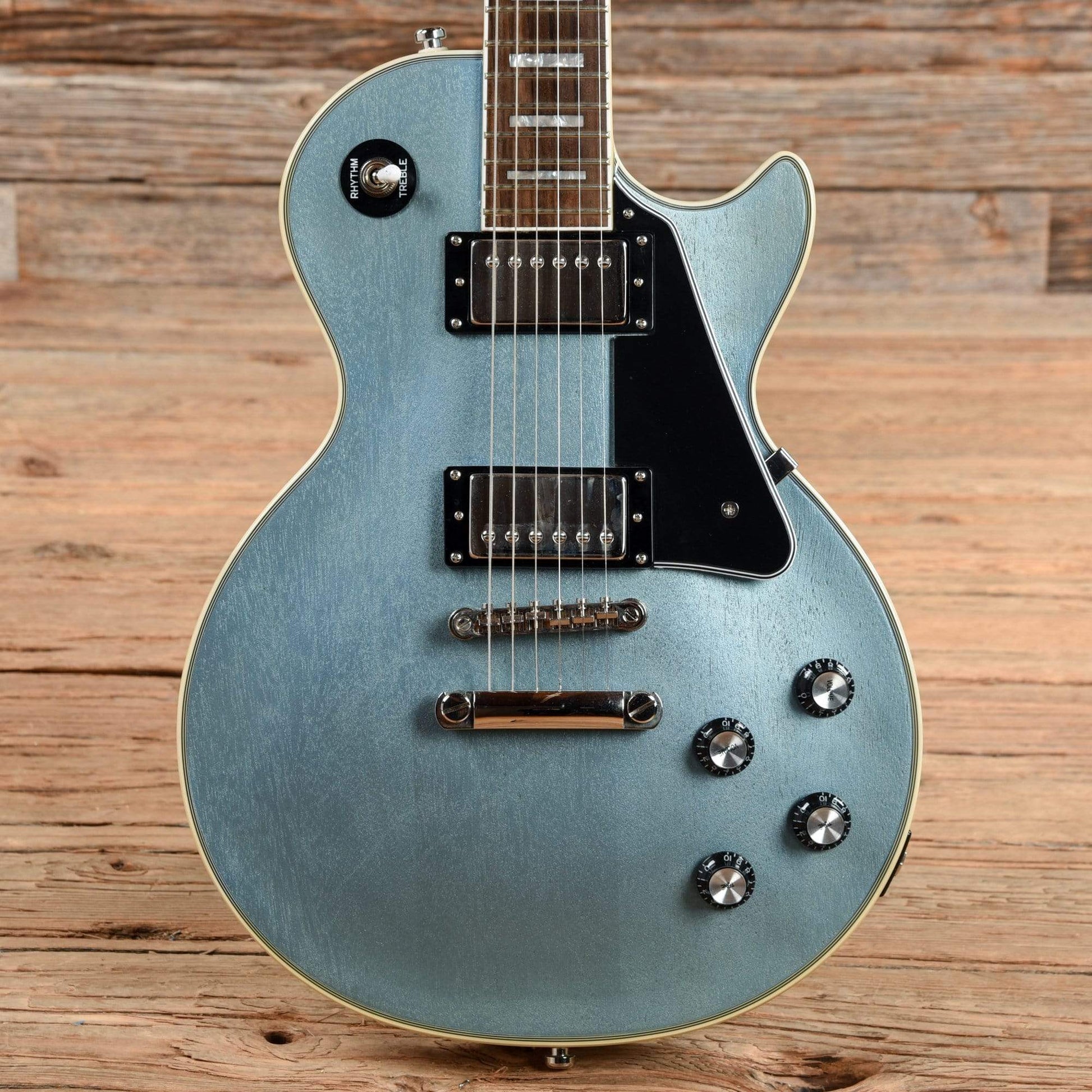 Epiphone Les Paul Custom Pro TV Pelham Blue 2013 Electric Guitars / Solid Body
