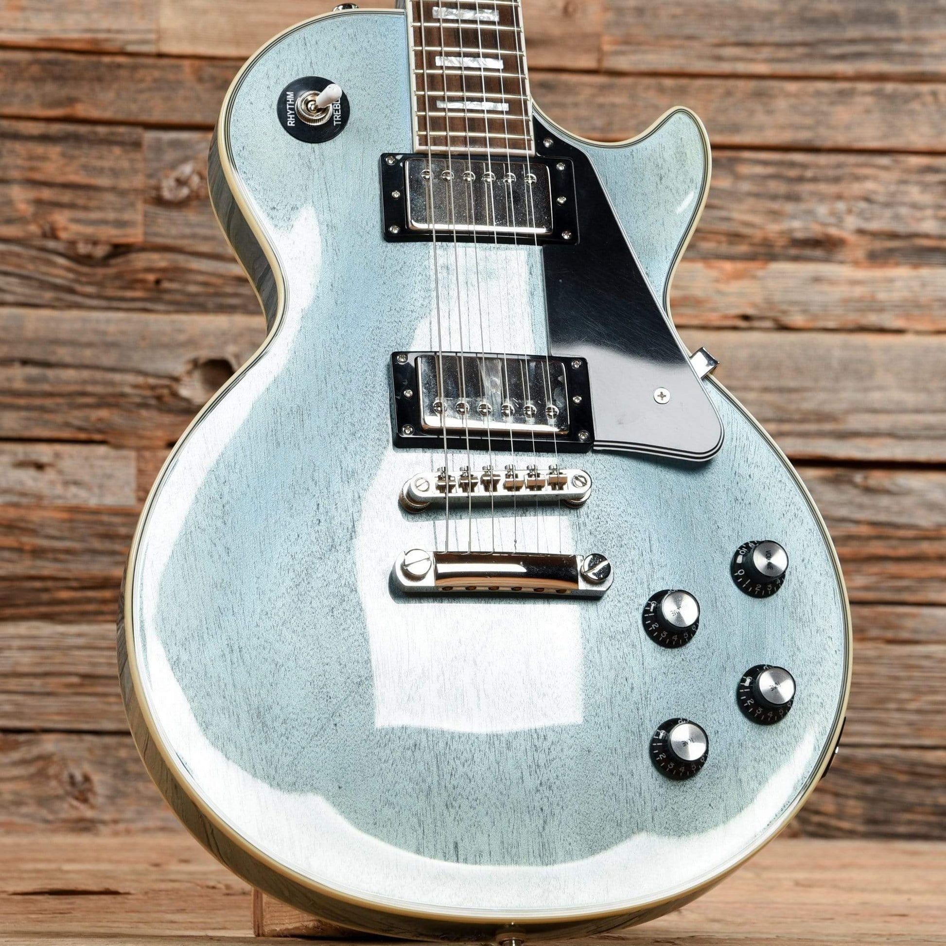 Epiphone Les Paul Custom Pro TV Pelham Blue 2013 Electric Guitars / Solid Body