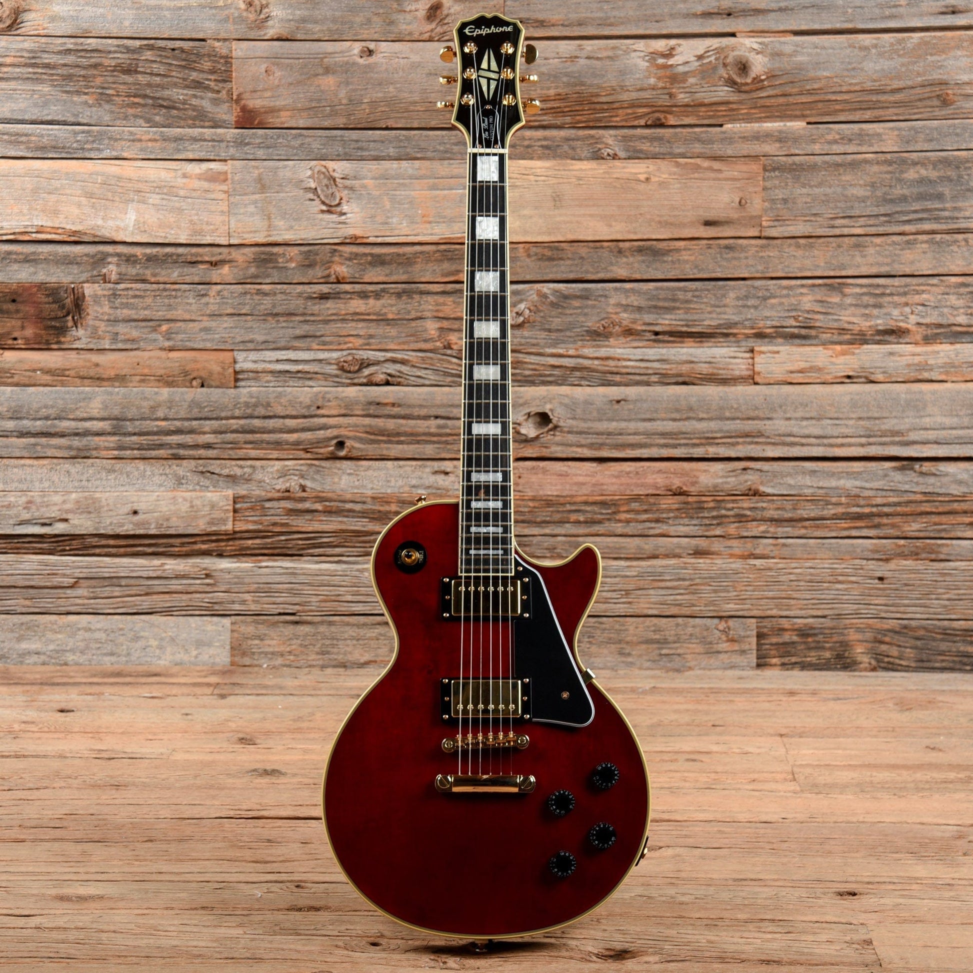 Epiphone Les Paul Custom PRO Wine Red 2017 Electric Guitars / Solid Body