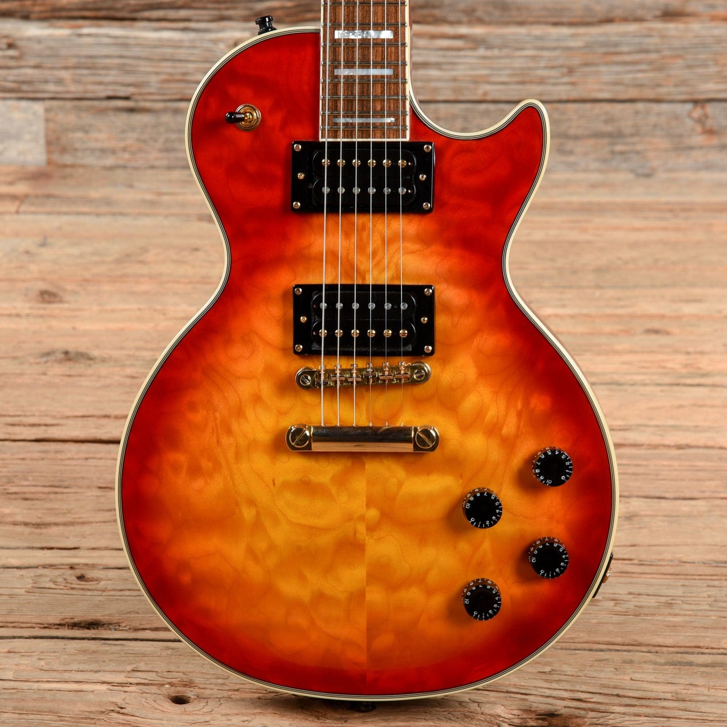 Epiphone Les Paul Custom Prophecy Plus GX Sunburst 2018 Electric Guitars / Solid Body