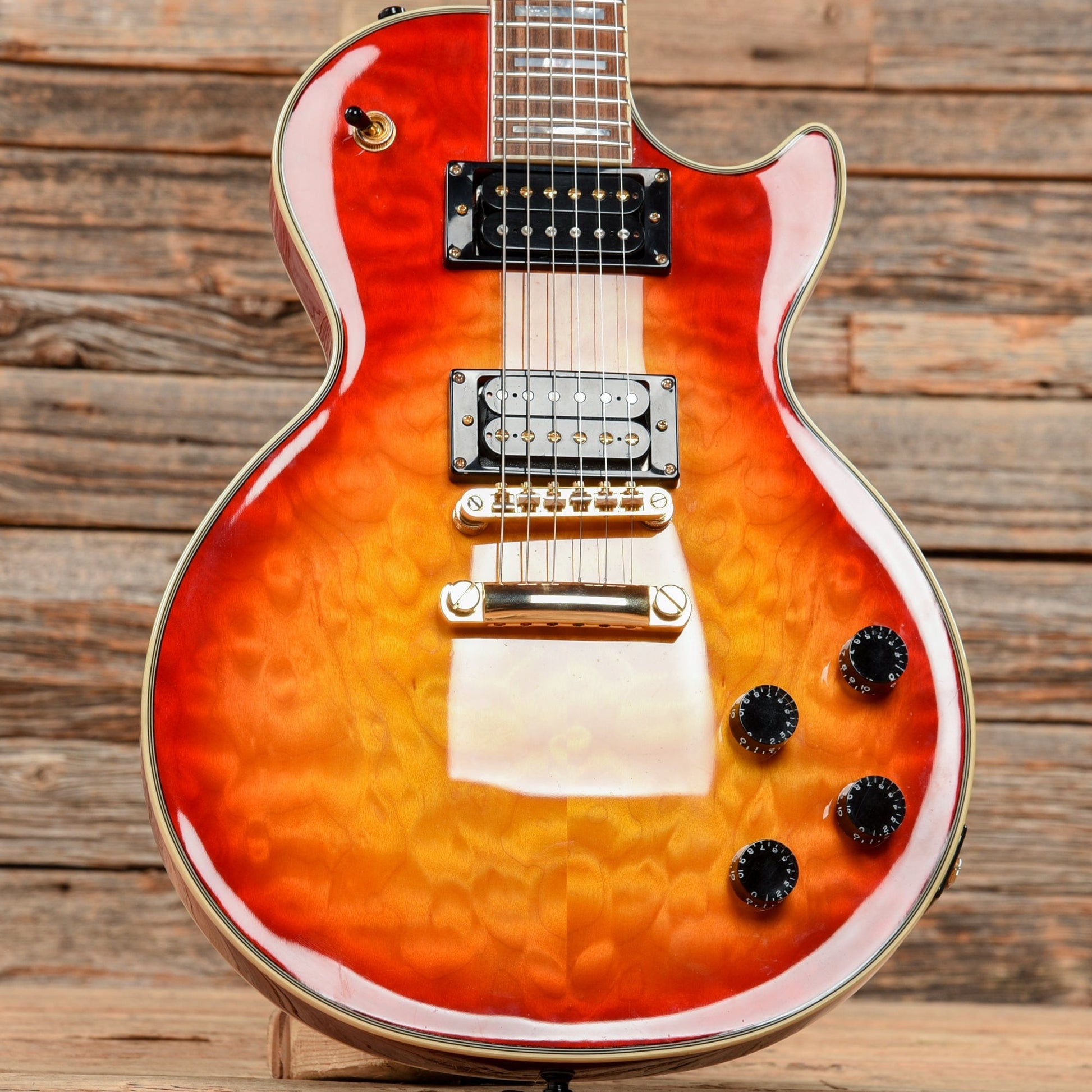 Epiphone Les Paul Custom Prophecy Plus GX Sunburst 2018 Electric Guitars / Solid Body