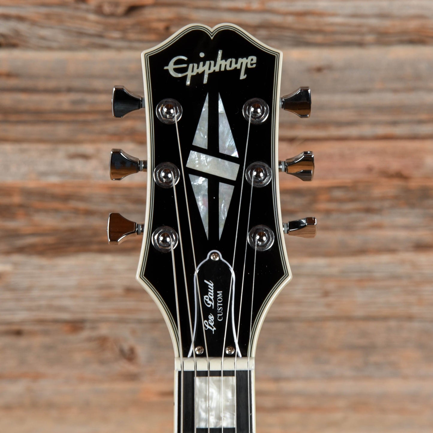 Epiphone Les Paul Custom Silver Burst 2020 Electric Guitars / Solid Body