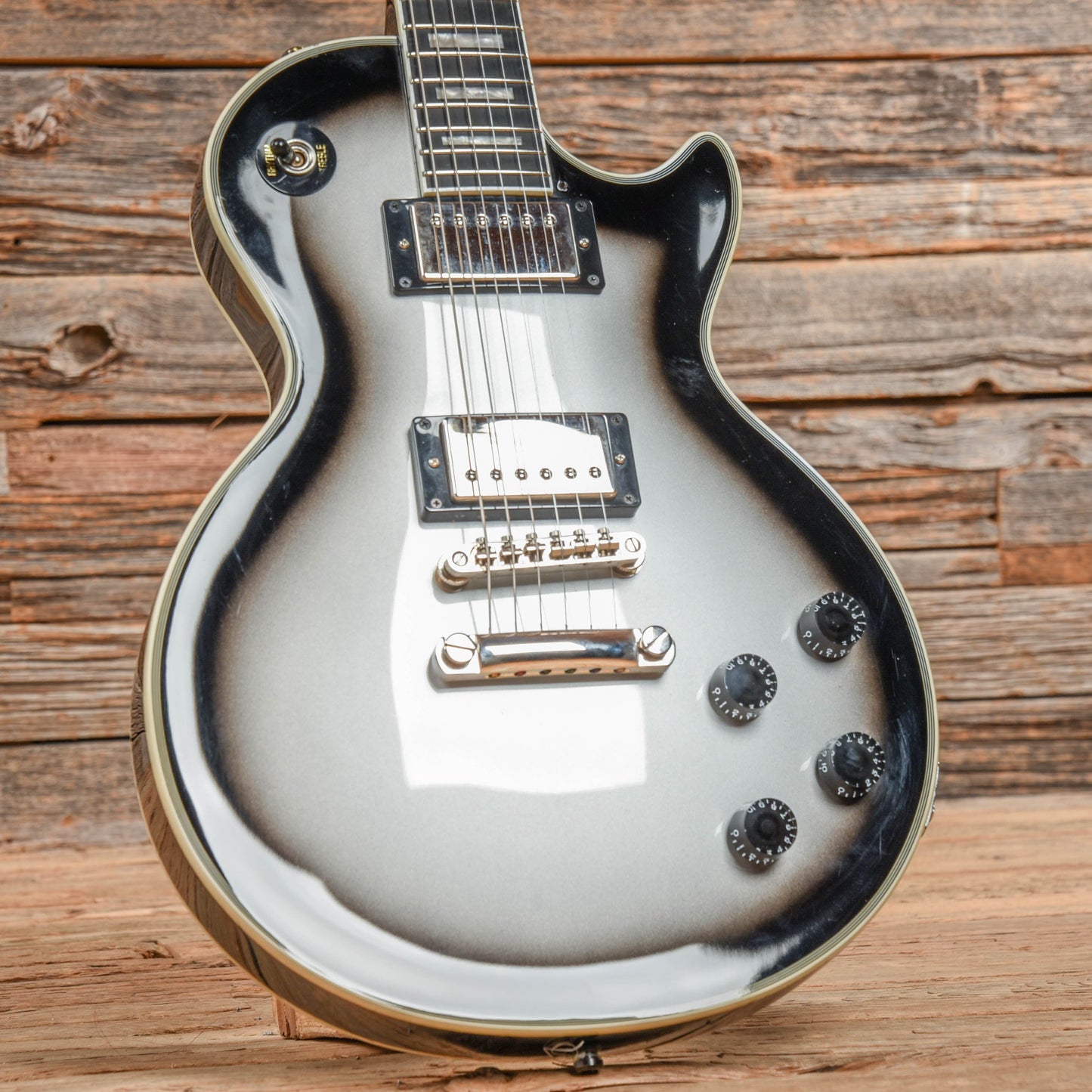 Epiphone Les Paul Custom Silver Burst 2020 Electric Guitars / Solid Body