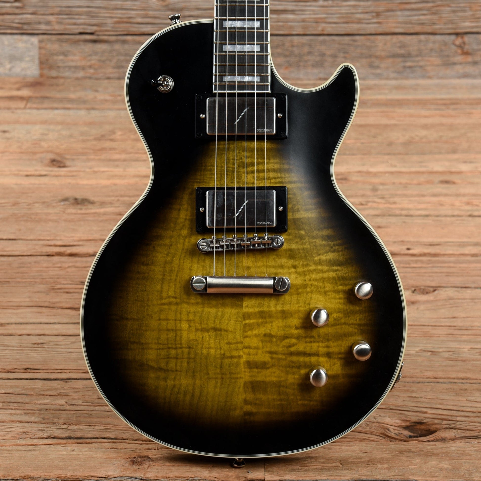 Epiphone Les Paul Prophecy Olive Tiger Aged Gloss 2021 Electric Guitars / Solid Body