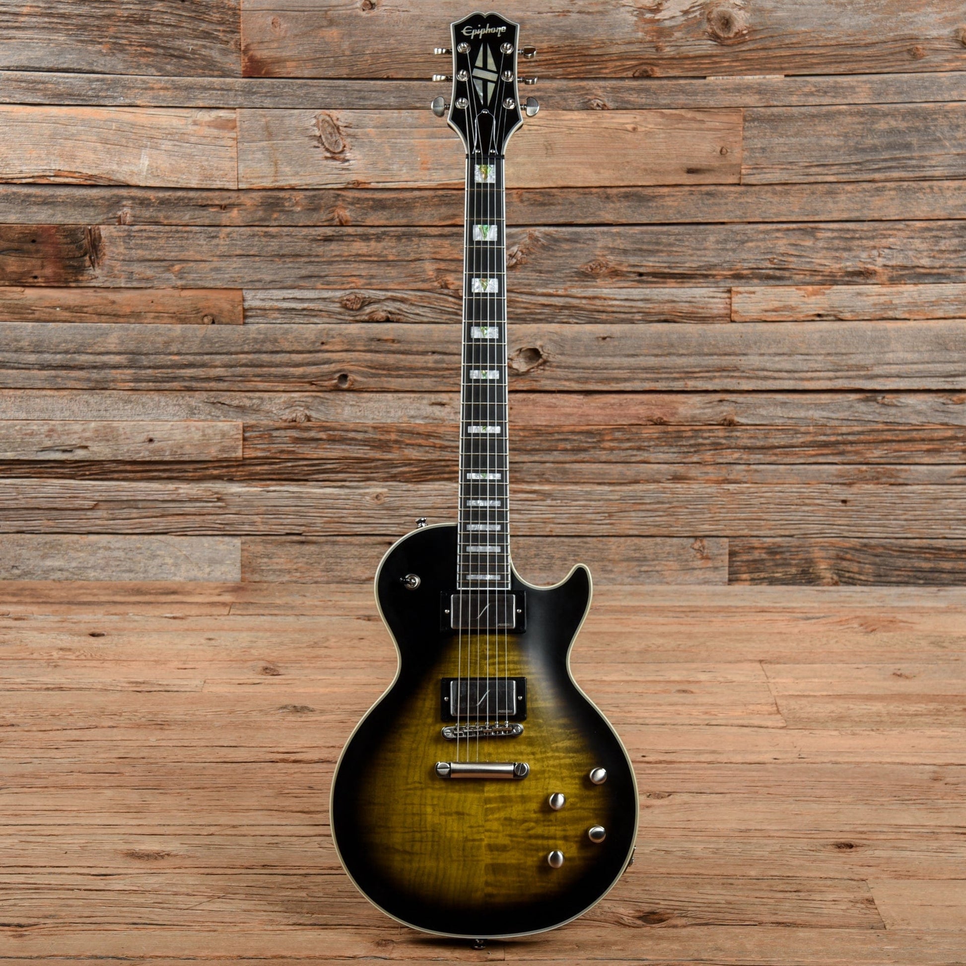 Epiphone Les Paul Prophecy Olive Tiger Aged Gloss 2021 Electric Guitars / Solid Body