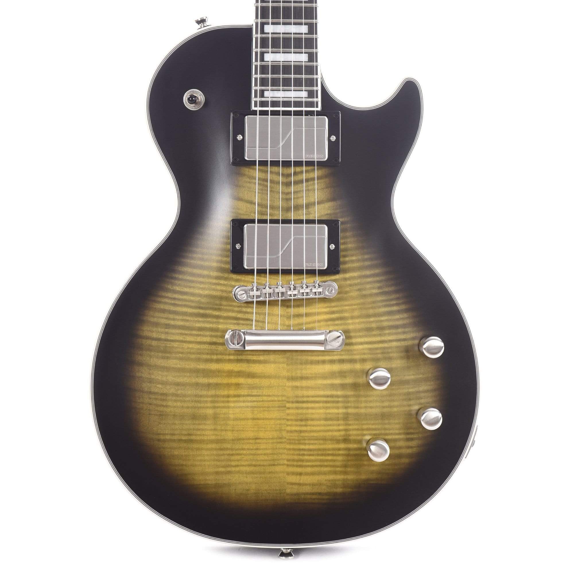 Epiphone Les Paul Prophecy Olive Tiger Aged Gloss Electric Guitars / Solid Body