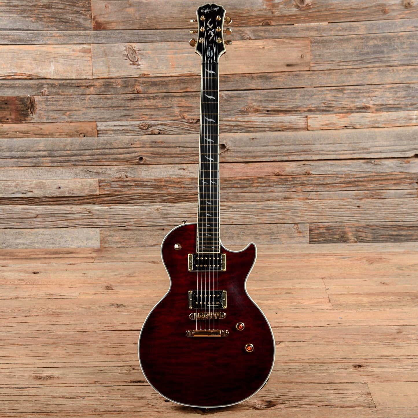 Epiphone Les Paul Prophecy Wine Red 2009 Electric Guitars / Solid Body