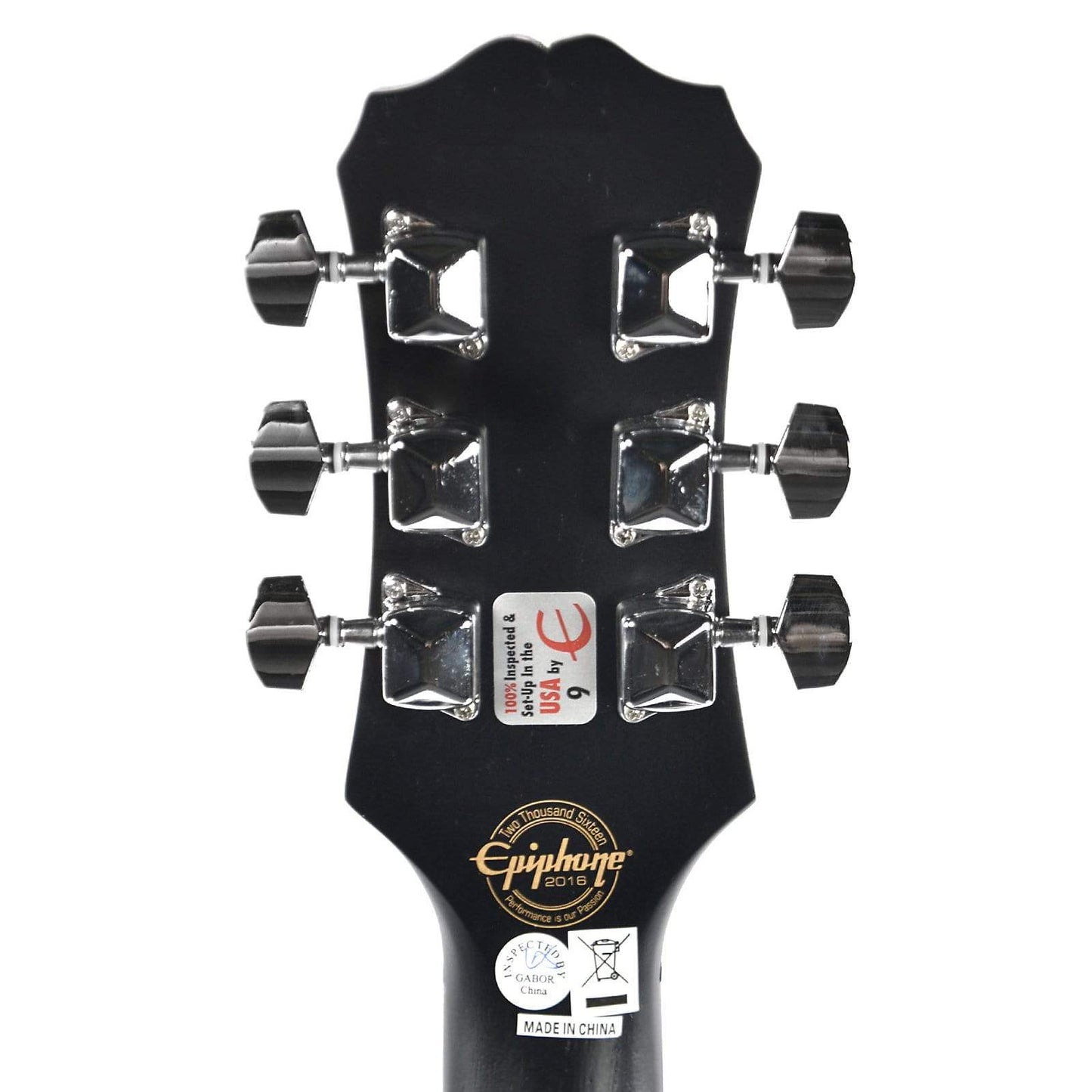 Epiphone Les Paul Special VE Ebony (Vintage Finish) CH Electric Guitars / Solid Body