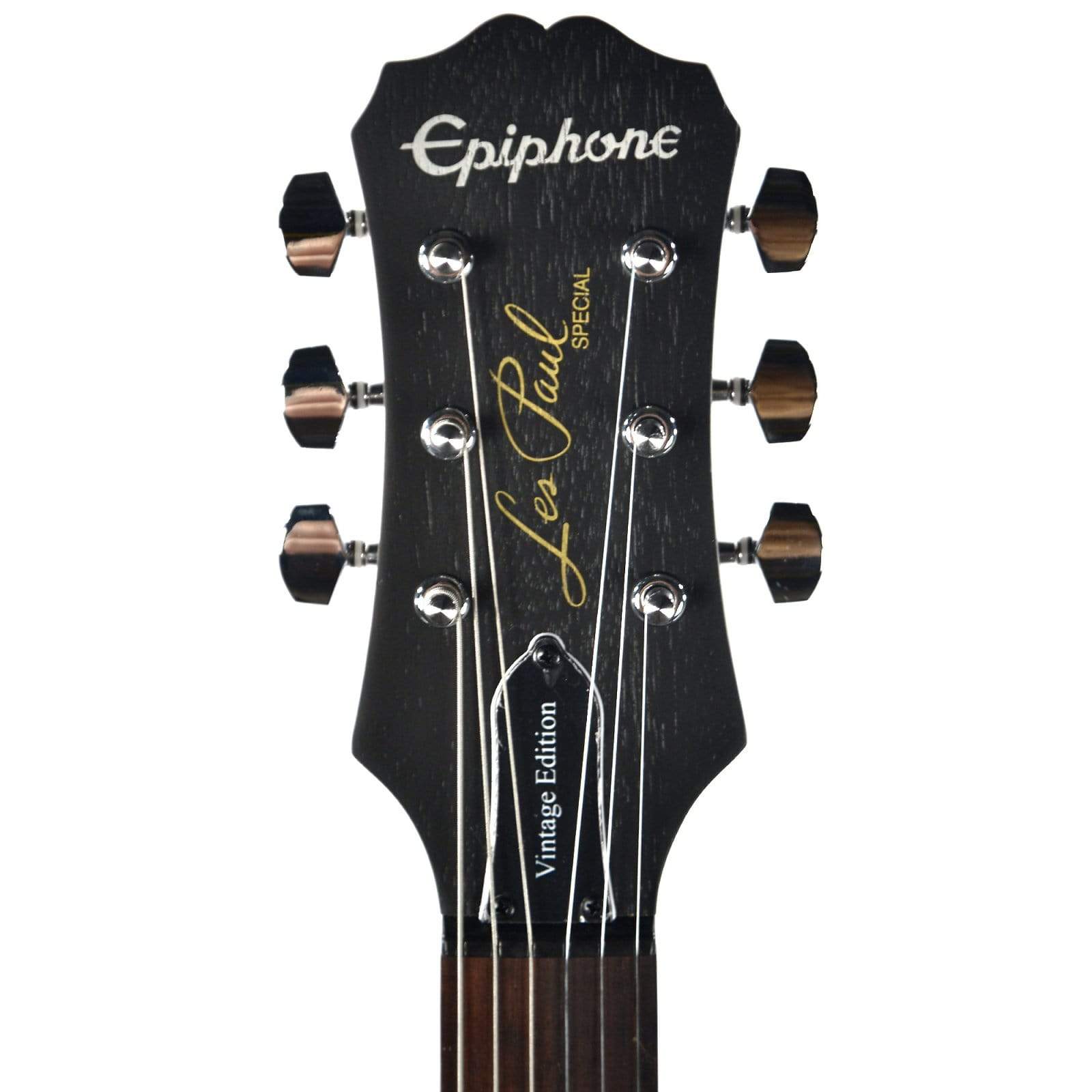 Epiphone Les Paul Special VE Ebony (Vintage Finish) CH Electric Guitars / Solid Body