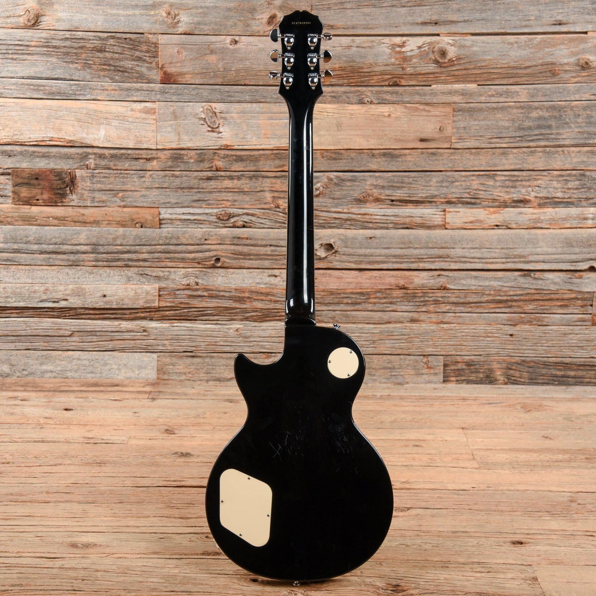 Epiphone Les Paul Standard Ebony 2007 Electric Guitars / Solid Body