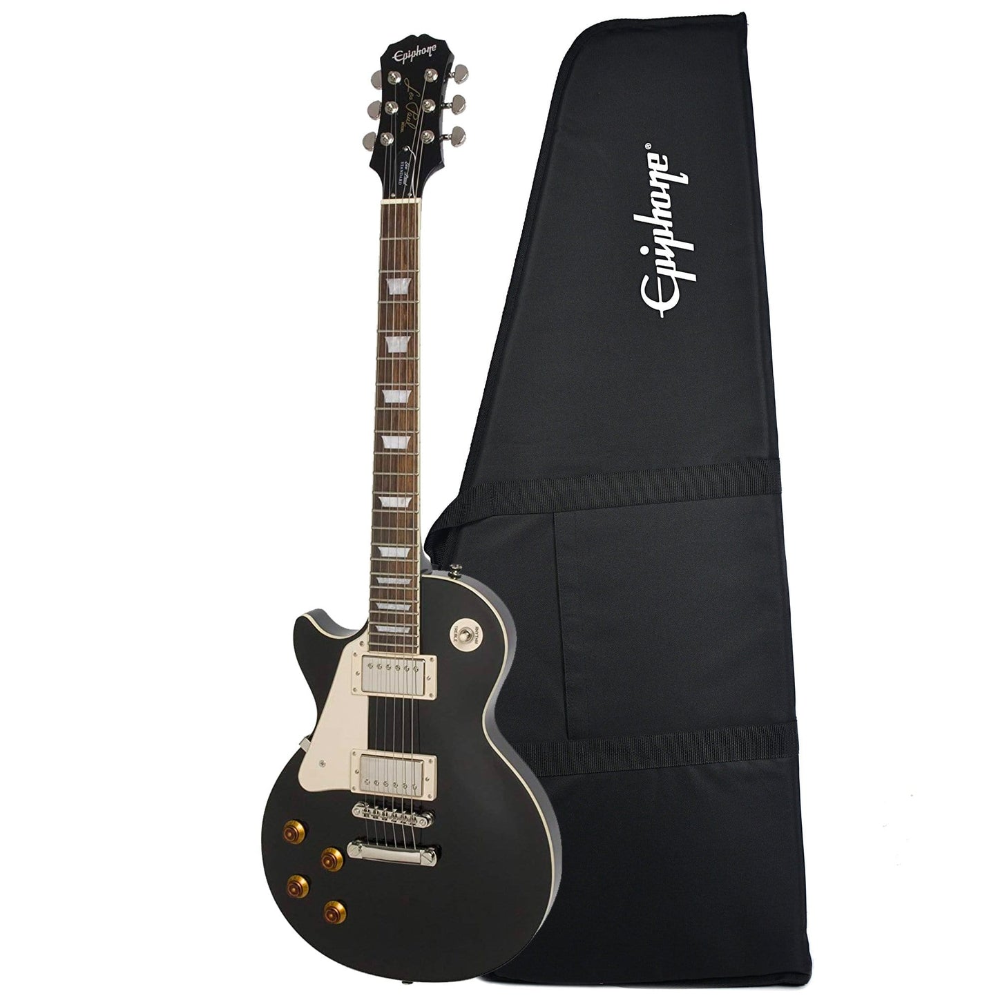 Epiphone Les Paul Standard LEFTY Ebony w/Premium Gig Bag Electric Guitars / Solid Body