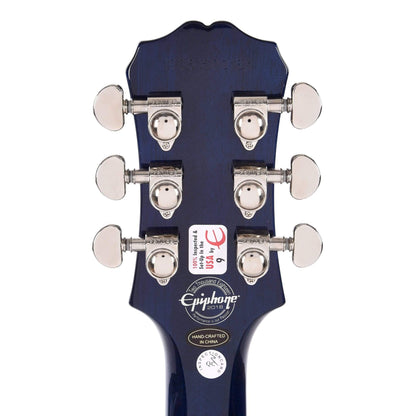 Epiphone Les Paul Standard Plus-Top Pro Blueberry w/ProBuckers & Coil-Tap Electric Guitars / Solid Body