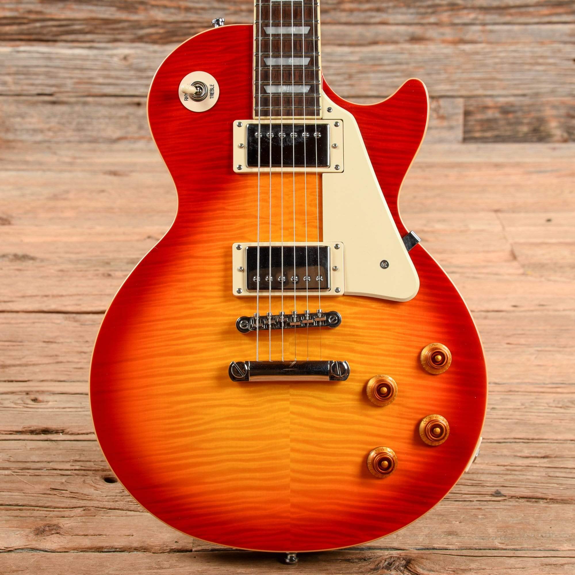 Epiphone Les Paul Standard Plus Top Pro Cherry Sunburst 2015 Electric Guitars / Solid Body