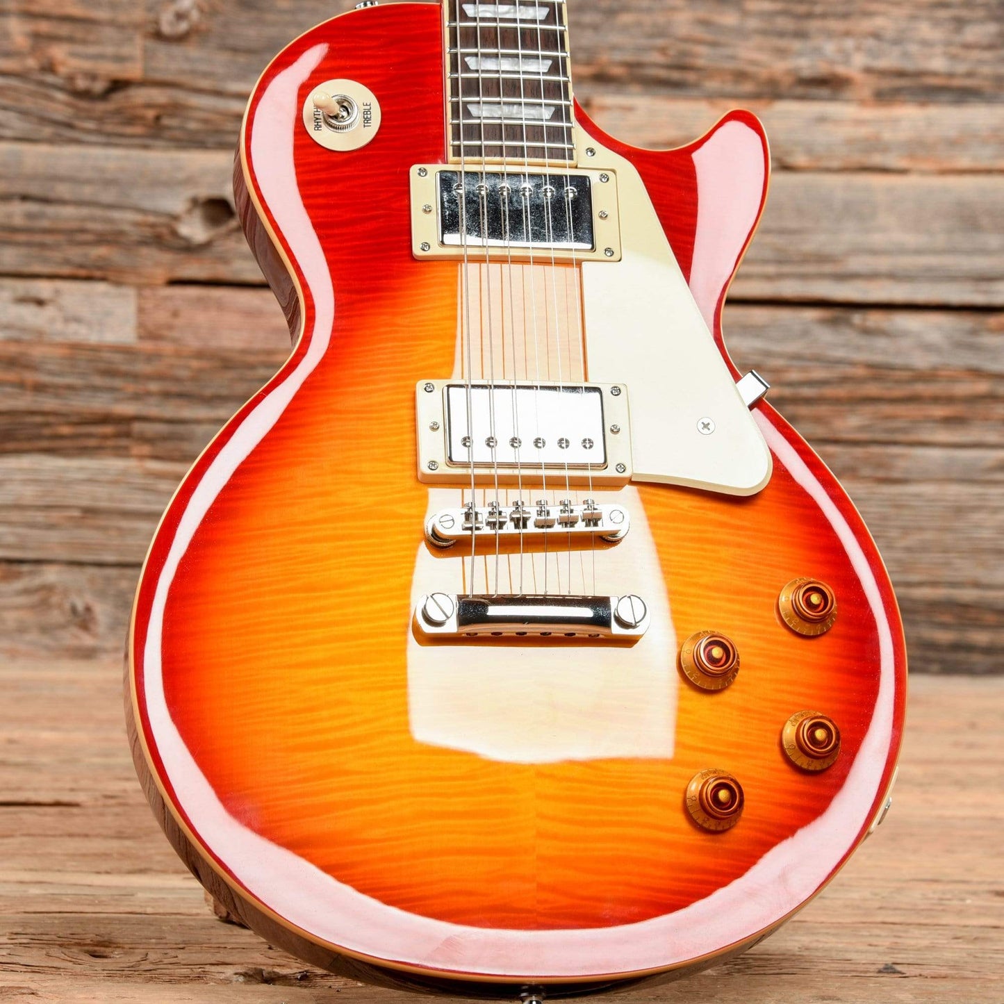 Epiphone Les Paul Standard Plus Top Pro Cherry Sunburst 2015 Electric Guitars / Solid Body