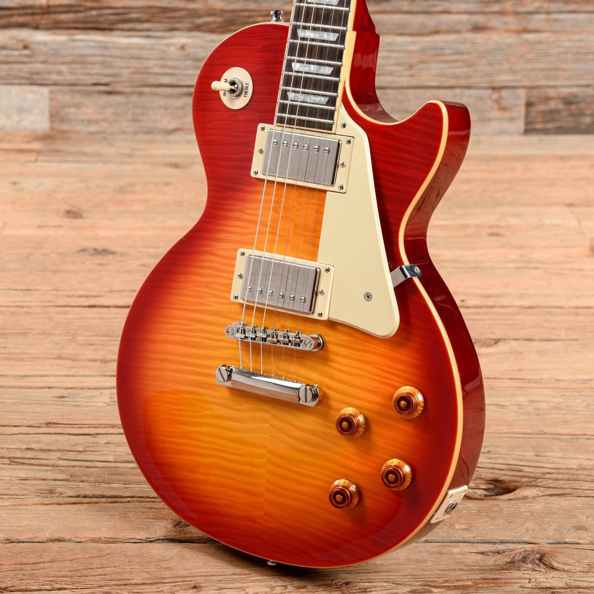 Epiphone Les Paul Standard Plus Top Pro Cherry Sunburst 2015 Electric Guitars / Solid Body