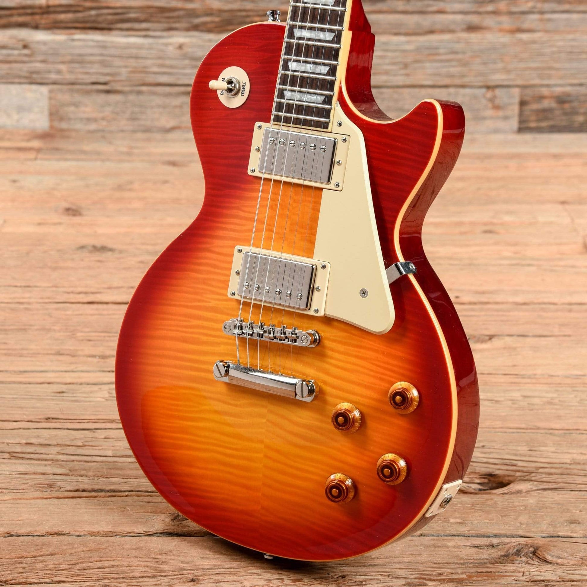 Epiphone Les Paul Standard Plus Top Pro Cherry Sunburst 2015 Electric Guitars / Solid Body