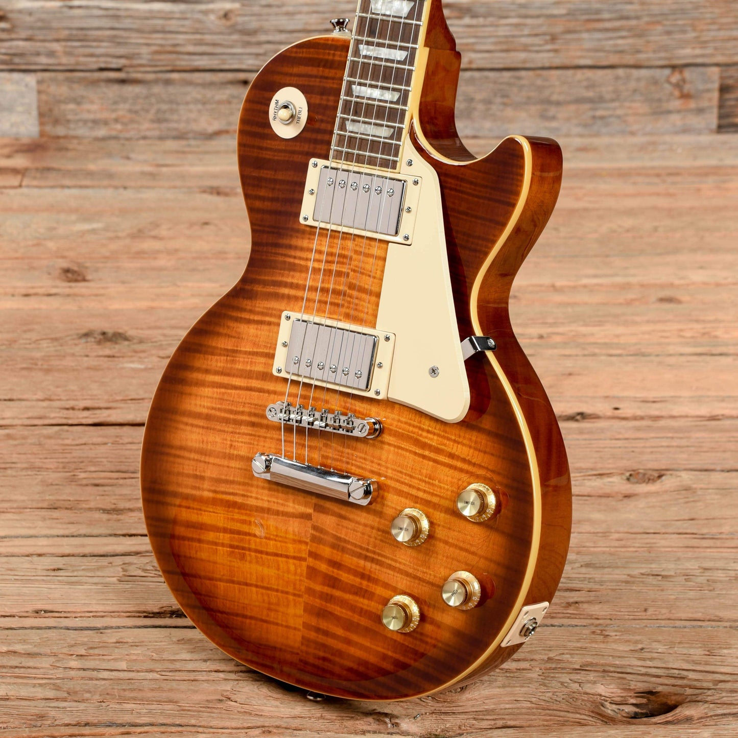 Epiphone Les Paul Standard Plus Top Pro Desert Burst 2015 Electric Guitars / Solid Body