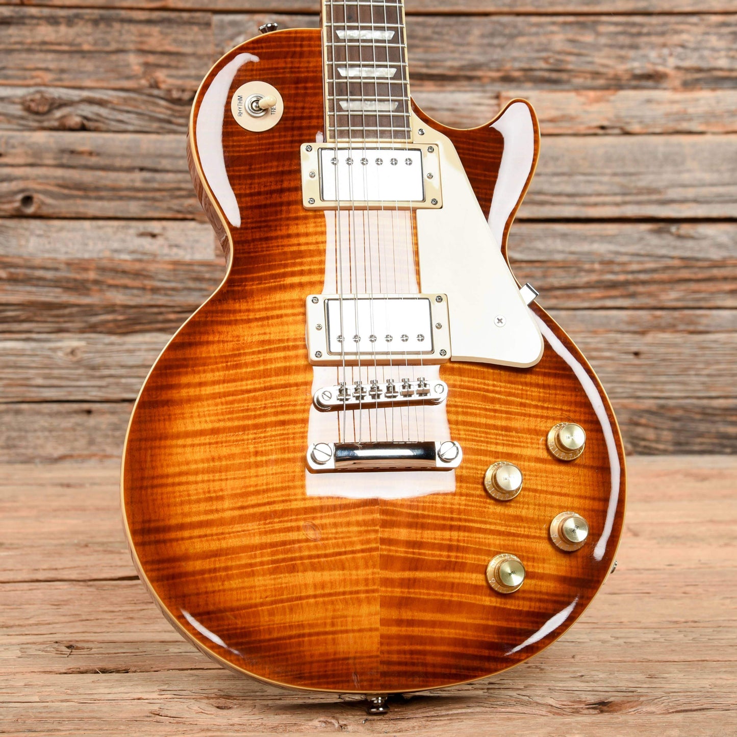 Epiphone Les Paul Standard Plus Top Pro Desert Burst 2015 Electric Guitars / Solid Body