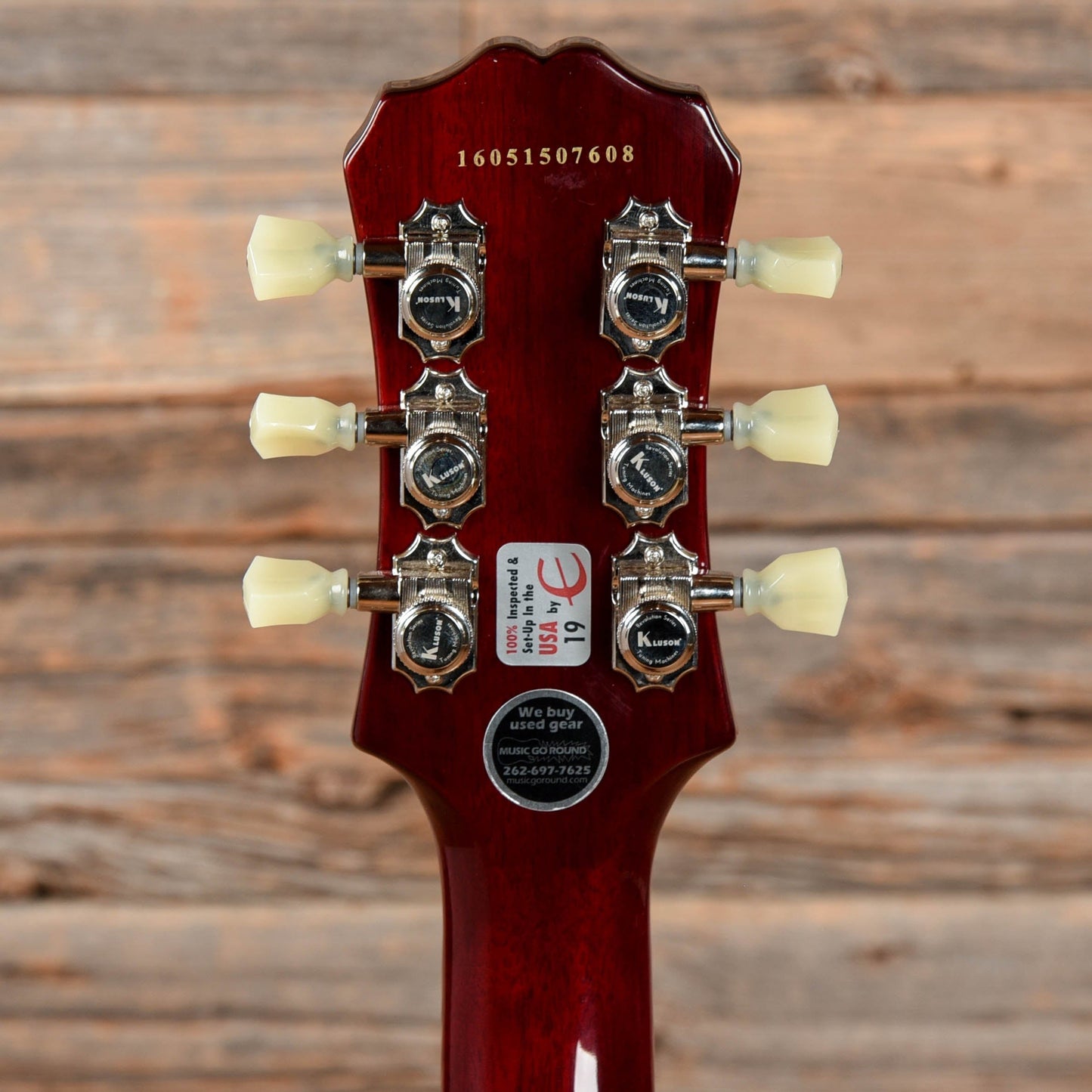 Epiphone Les Paul Standard Plus Top Pro Wine Red 2016 Electric Guitars / Solid Body