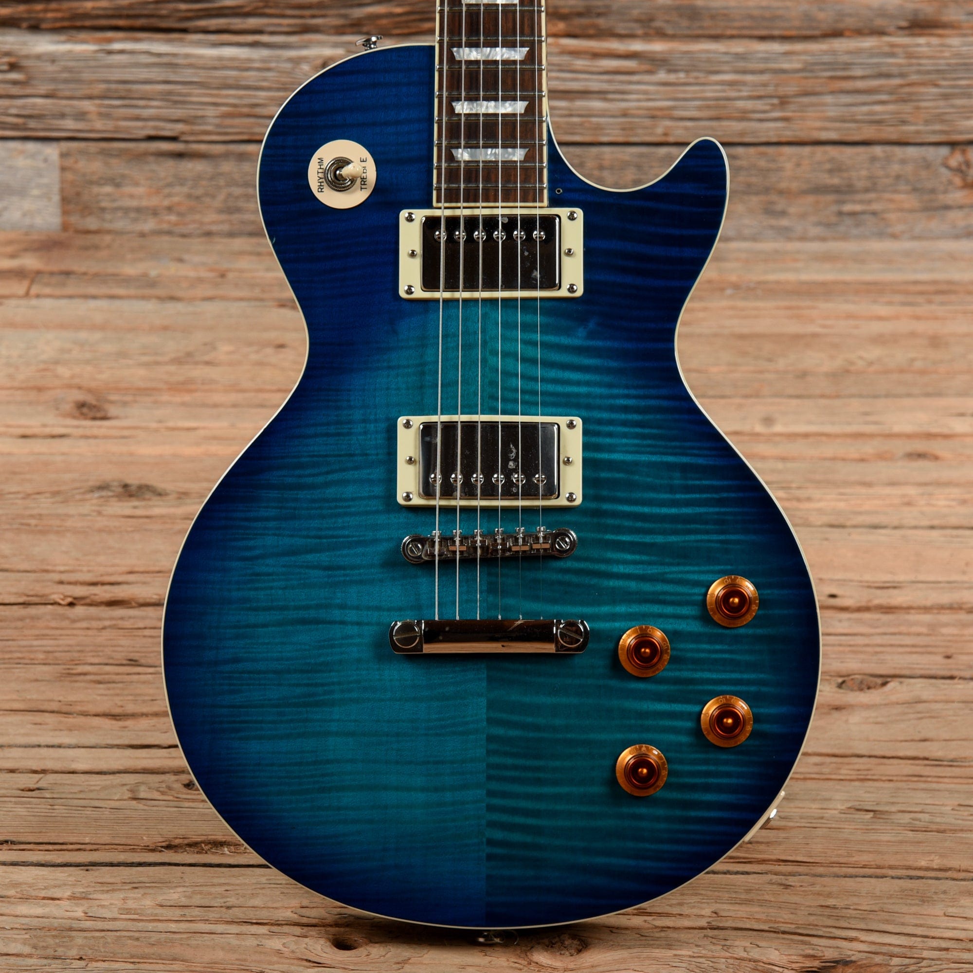 Epiphone Les Paul Standard Pro Blue Chicago Music Exchange