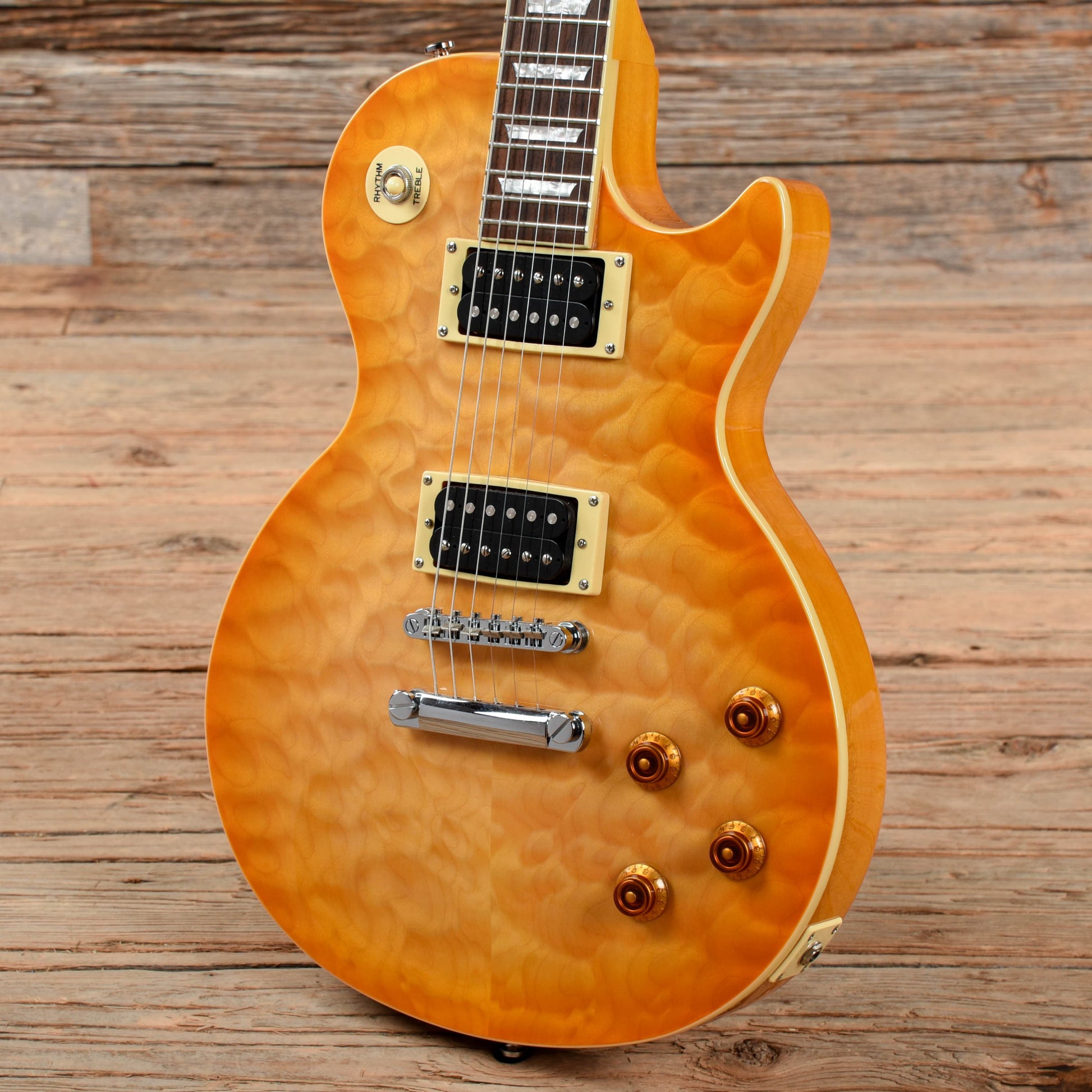 Epiphone Les Paul Standard Quilt Sunburst 2002 Electric Guitars / Solid Body