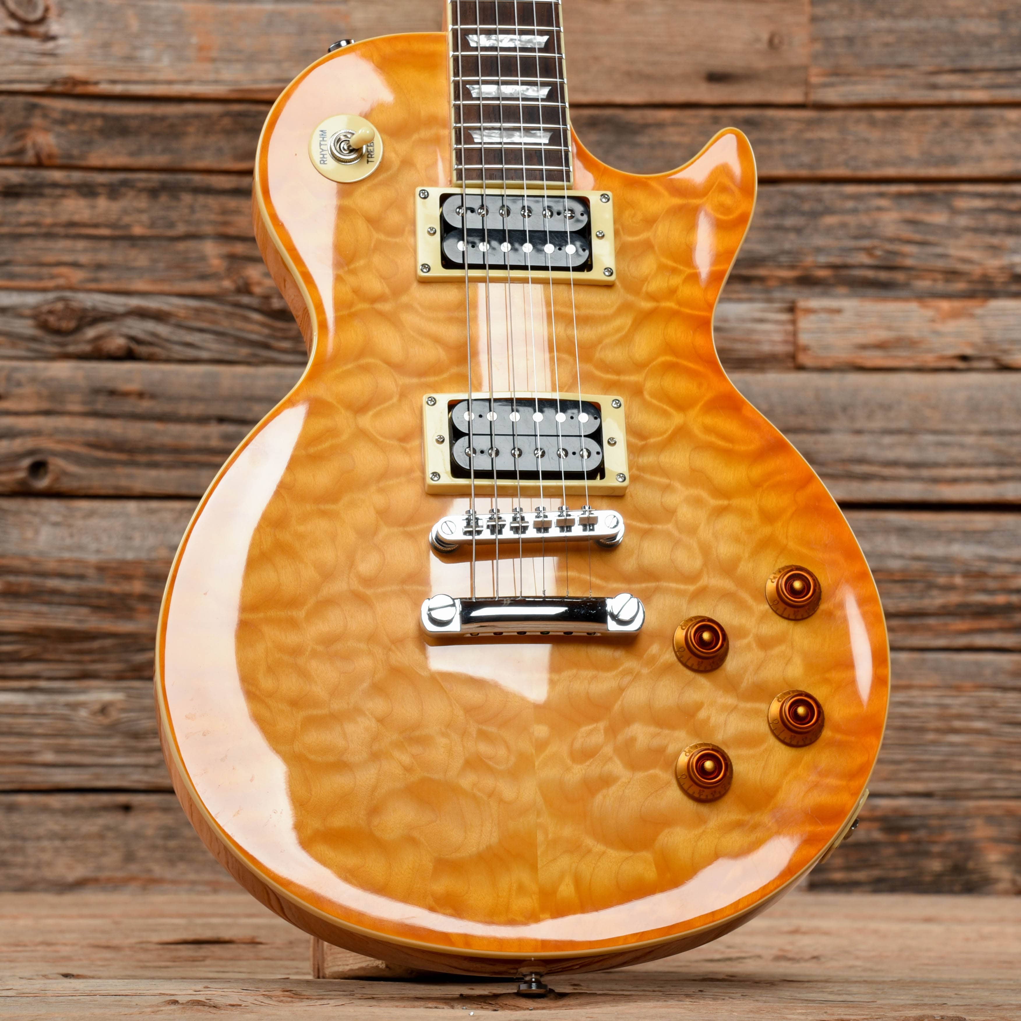 Epiphone Les Paul Standard Quilt Sunburst 2002 Electric Guitars / Solid Body