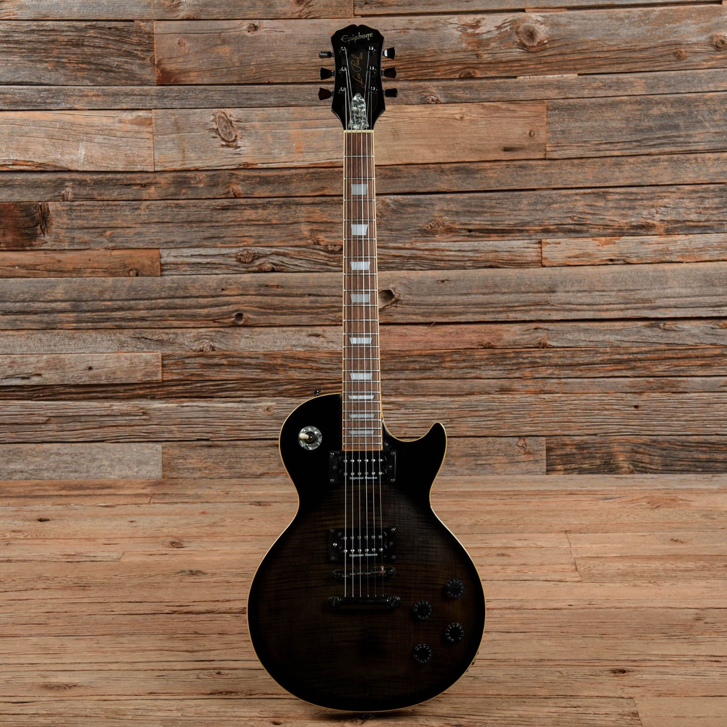 Epiphone Les Paul Standard Transparent Black 1997 Electric Guitars / Solid Body