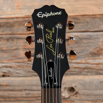 Epiphone Les Paul Studio Worn Cherry 2013 Electric Guitars / Solid Body