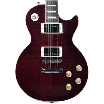 Epiphone Les Paul Tribute Plus Black Cherry Electric Guitars / Solid Body