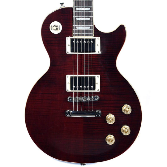 Epiphone Les Paul Tribute Plus Black Cherry Electric Guitars / Solid Body
