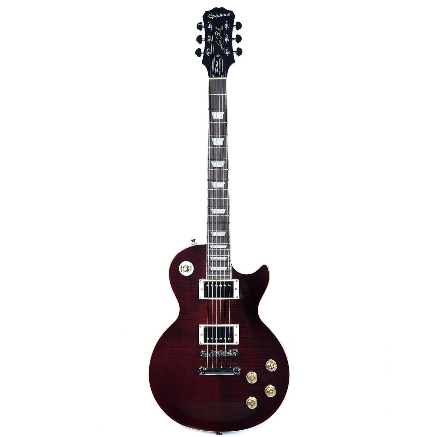 Epiphone Les Paul Tribute Plus Black Cherry Electric Guitars / Solid Body