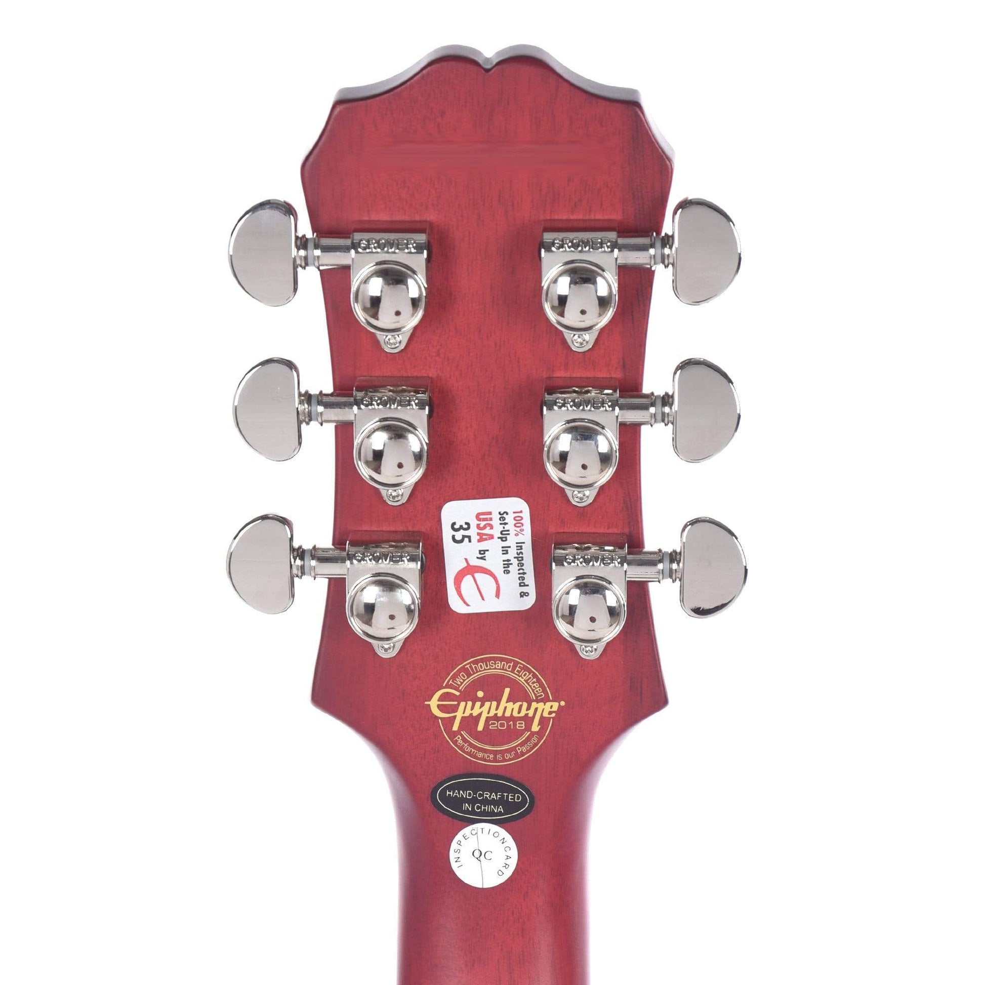 Epiphone Les Paul ULTRA-III Black Cherry w/ProBuckers & NanoMag Electric Guitars / Solid Body