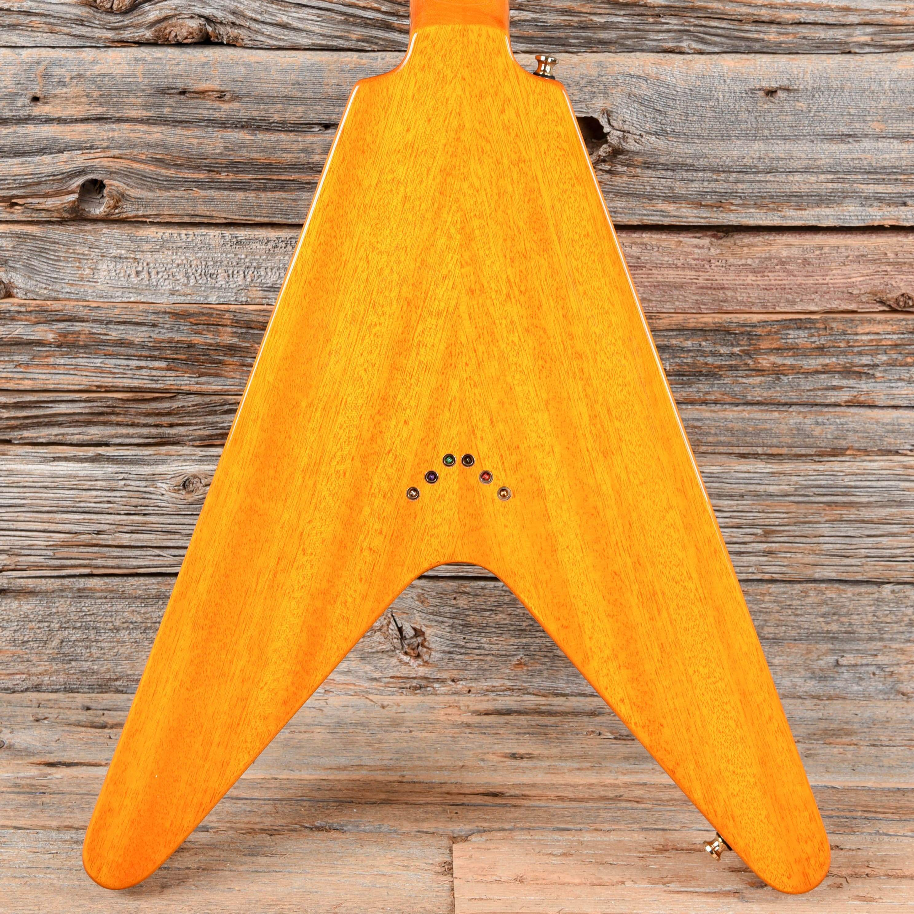 Epiphone Limited Edition Joe Bonamassa 1958 Amos Korina Flying V Antique Natural 2018 Electric Guitars / Solid Body