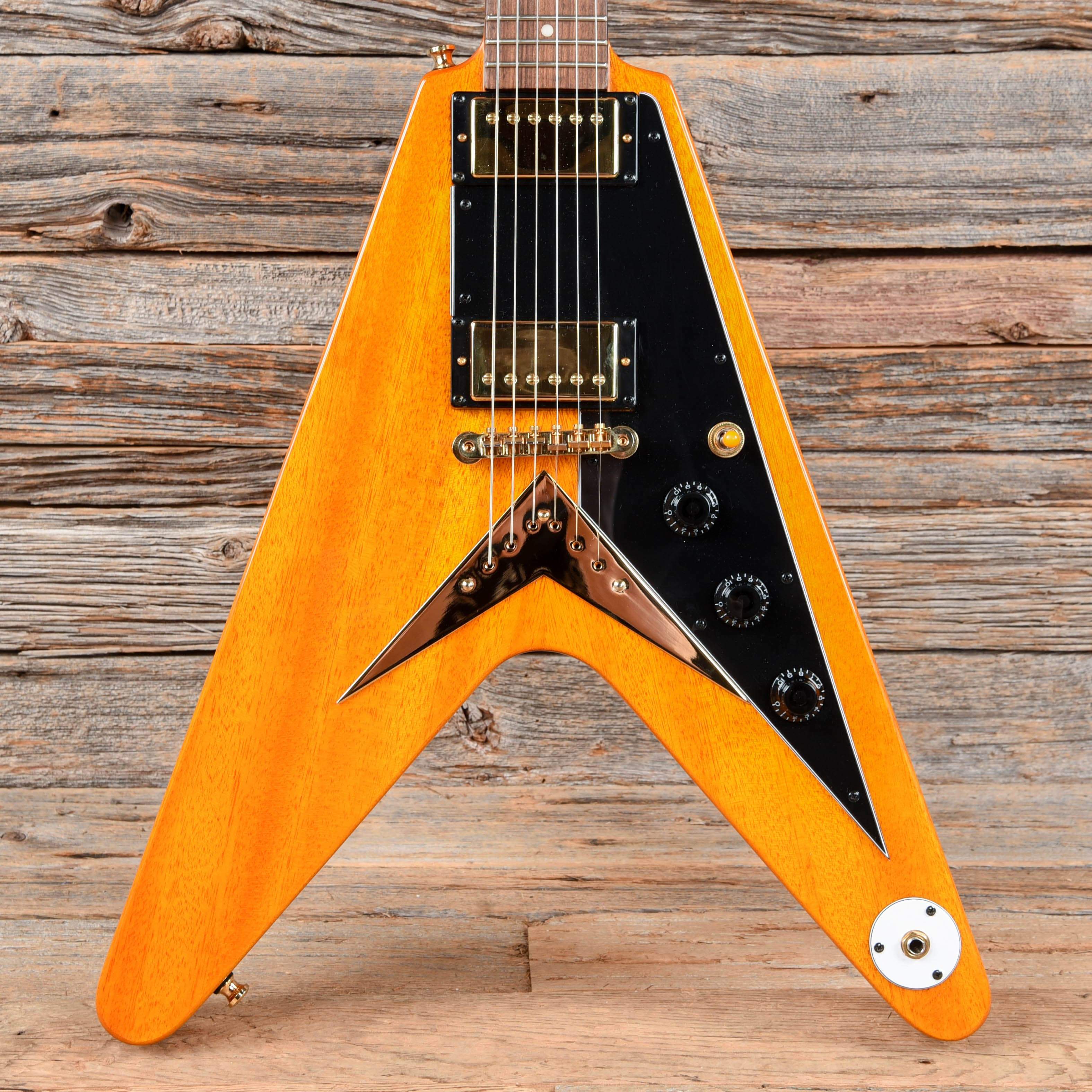 Epiphone Limited Edition Joe Bonamassa 1958 Amos Korina Flying V Antique Natural 2018 Electric Guitars / Solid Body