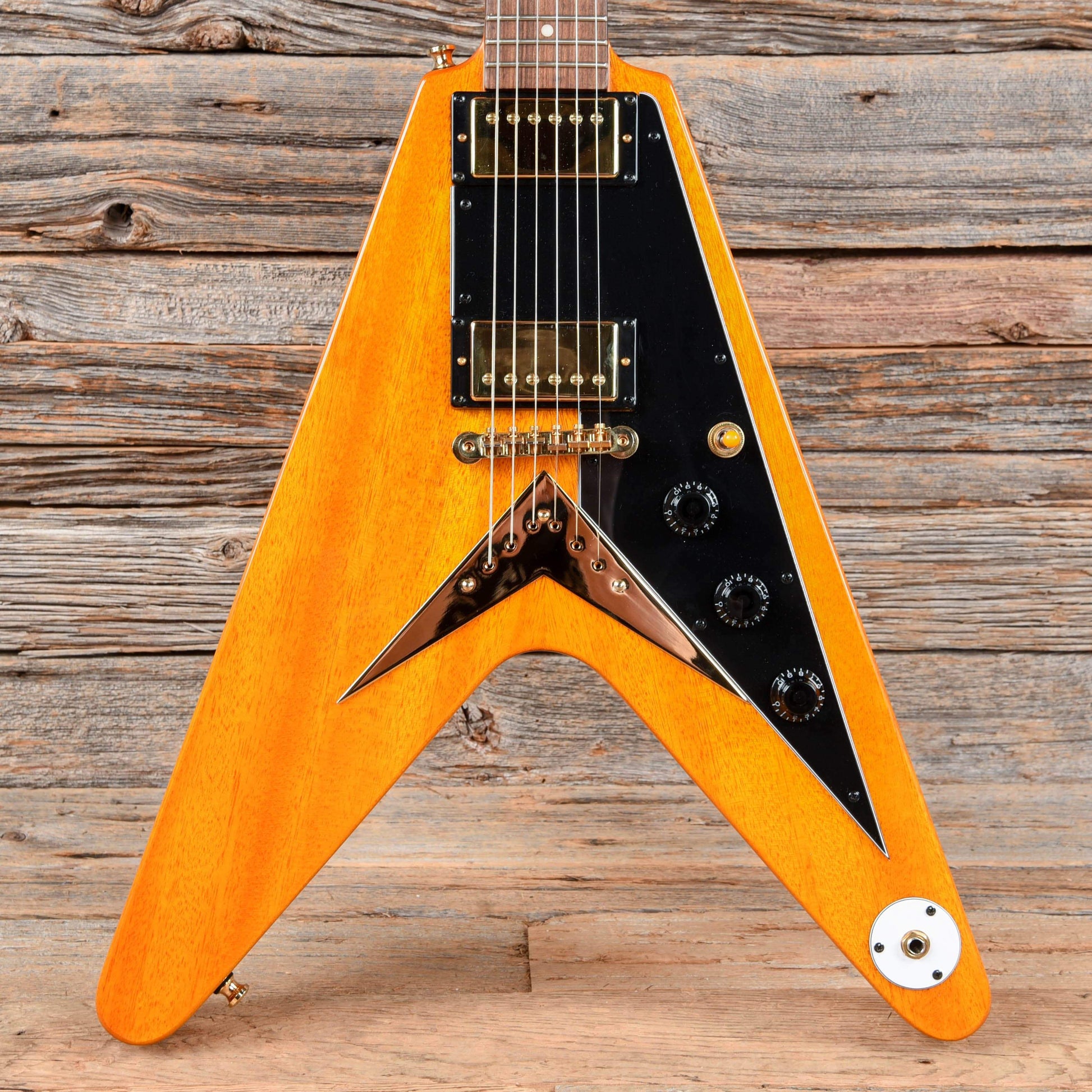 Epiphone Limited Edition Joe Bonamassa 1958 Amos Korina Flying V Antique Natural 2018 Electric Guitars / Solid Body